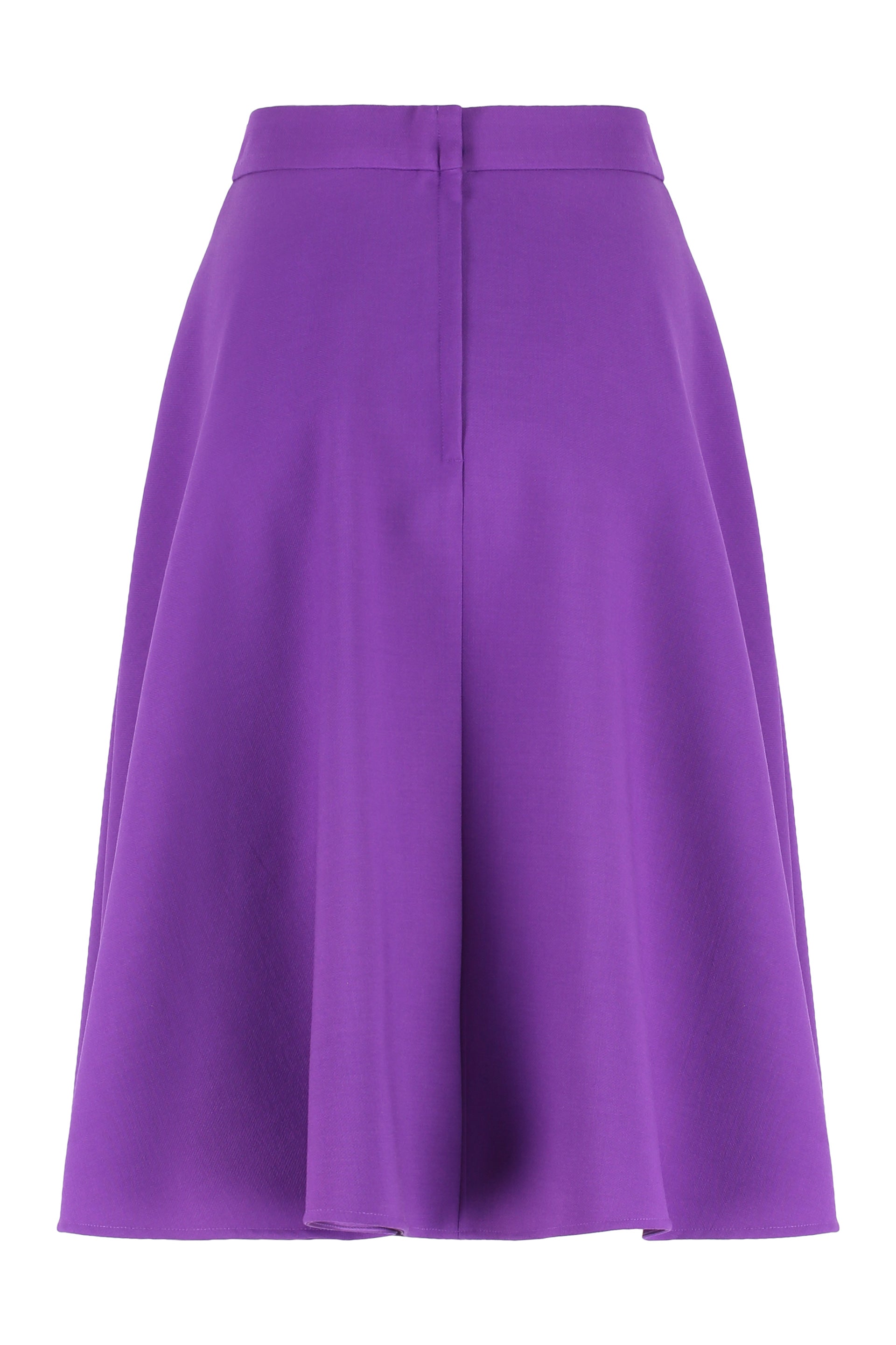 DOLCE & GABBANA Flared Hem Crepe Skirt for Women