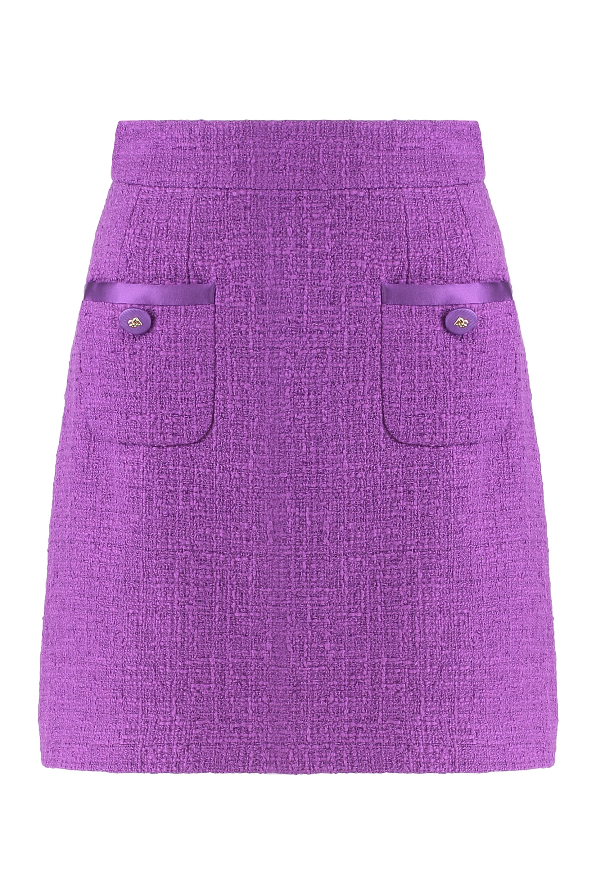 DOLCE & GABBANA Chic Tweed Mini-Skirt