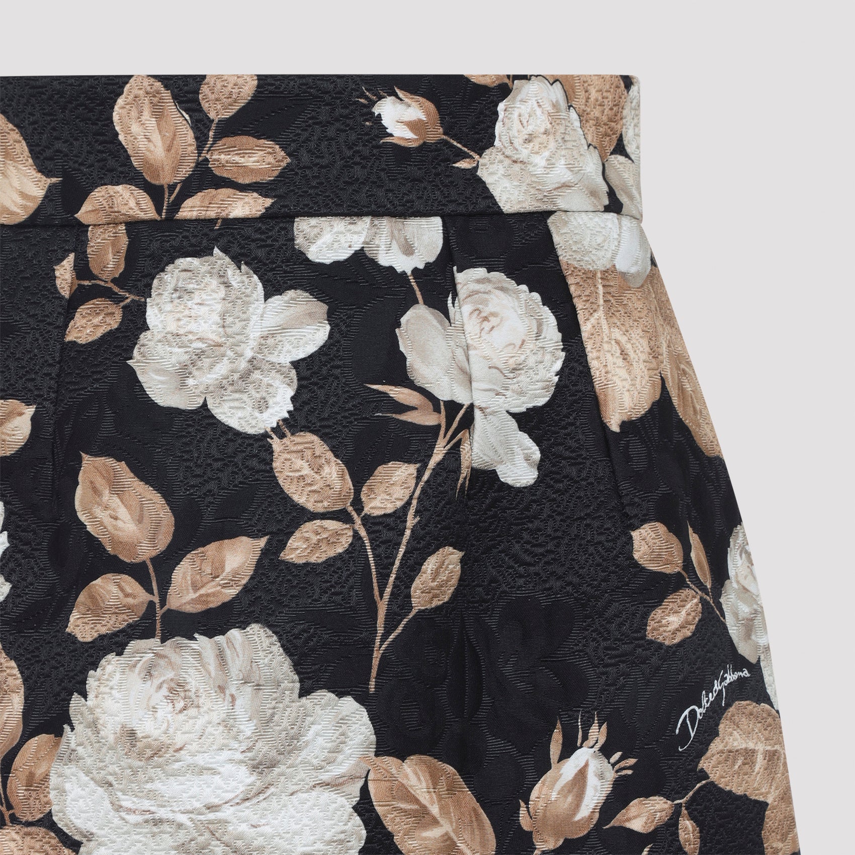 DOLCE & GABBANA Chic Cotton Mini Skirt for Women - Fall/Winter 2025