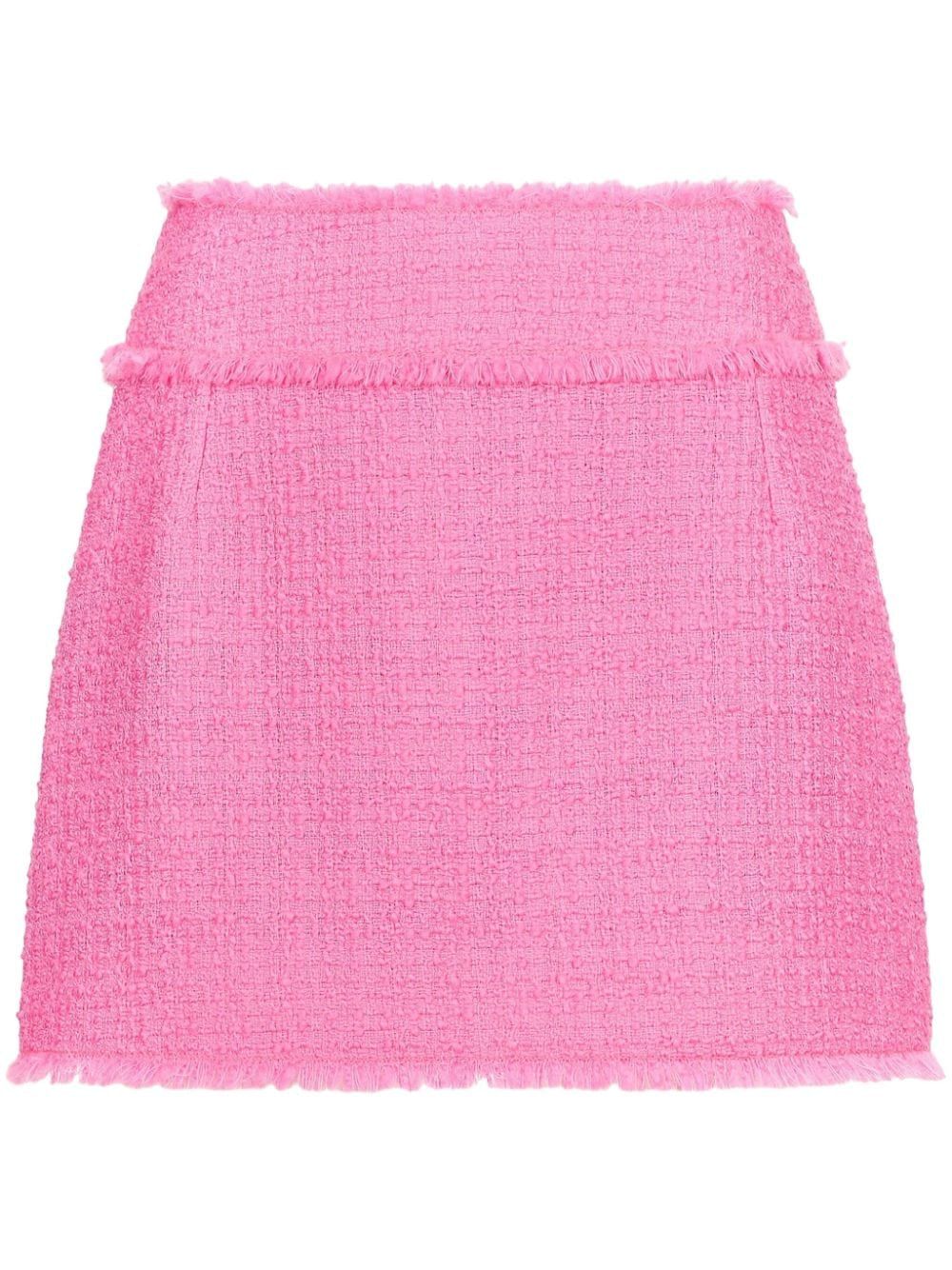 DOLCE & GABBANA High-Waist A-Line Mini Skirt