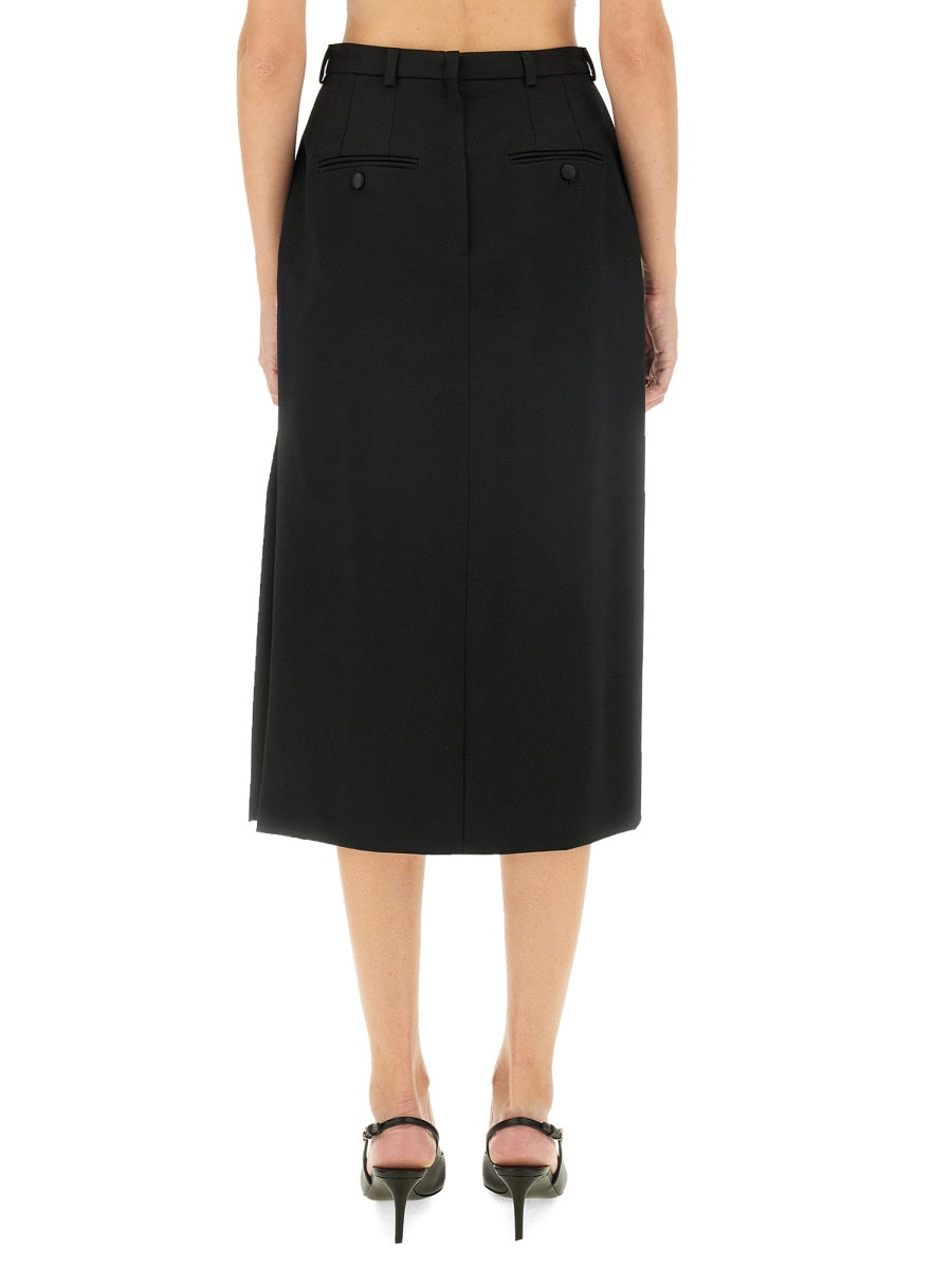 DOLCE & GABBANA Slim Fit Longuette Skirt - Size 40