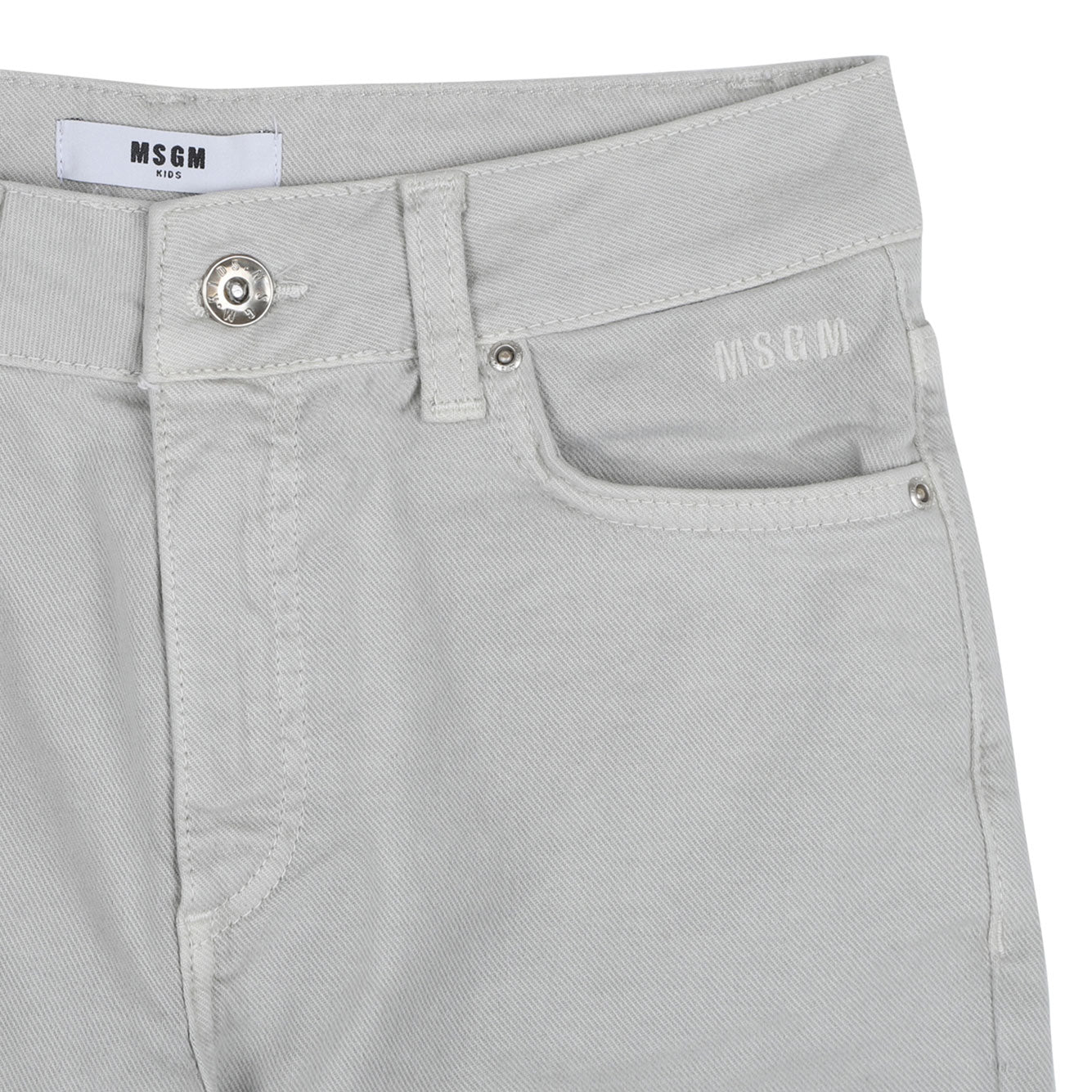 MSGM KIDS Cotton Trousers for Girls - Mini Fit