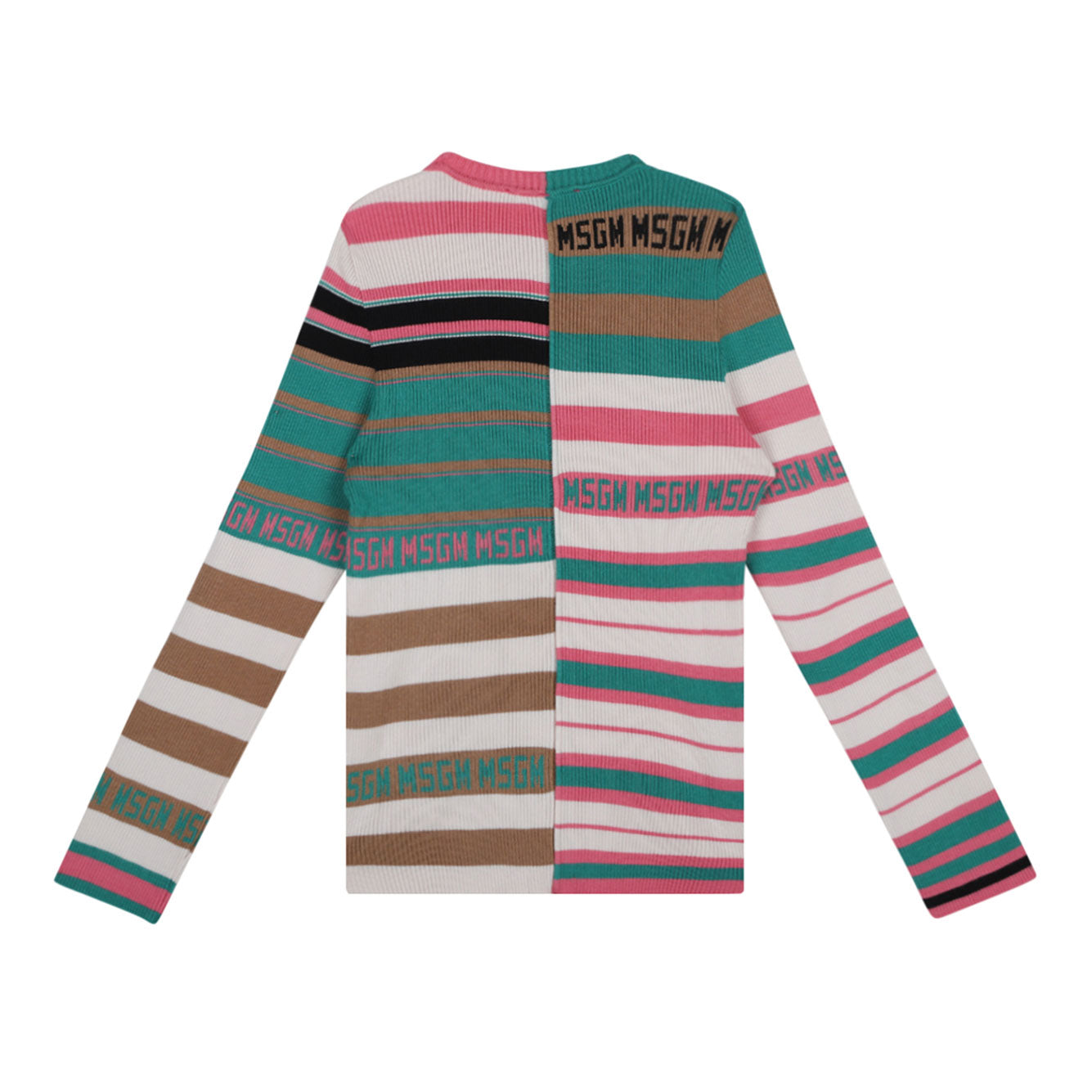 MSGM KIDS Mini Multicolour Viscose Sweater for Girls