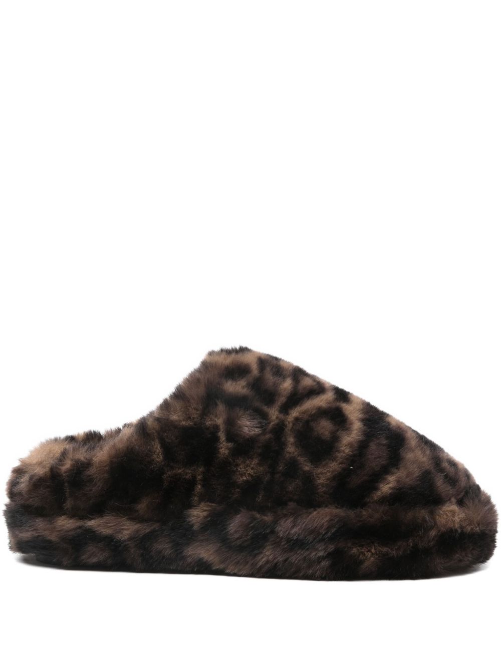APPARIS Leopard Pattern Slip-On Slippers for Women