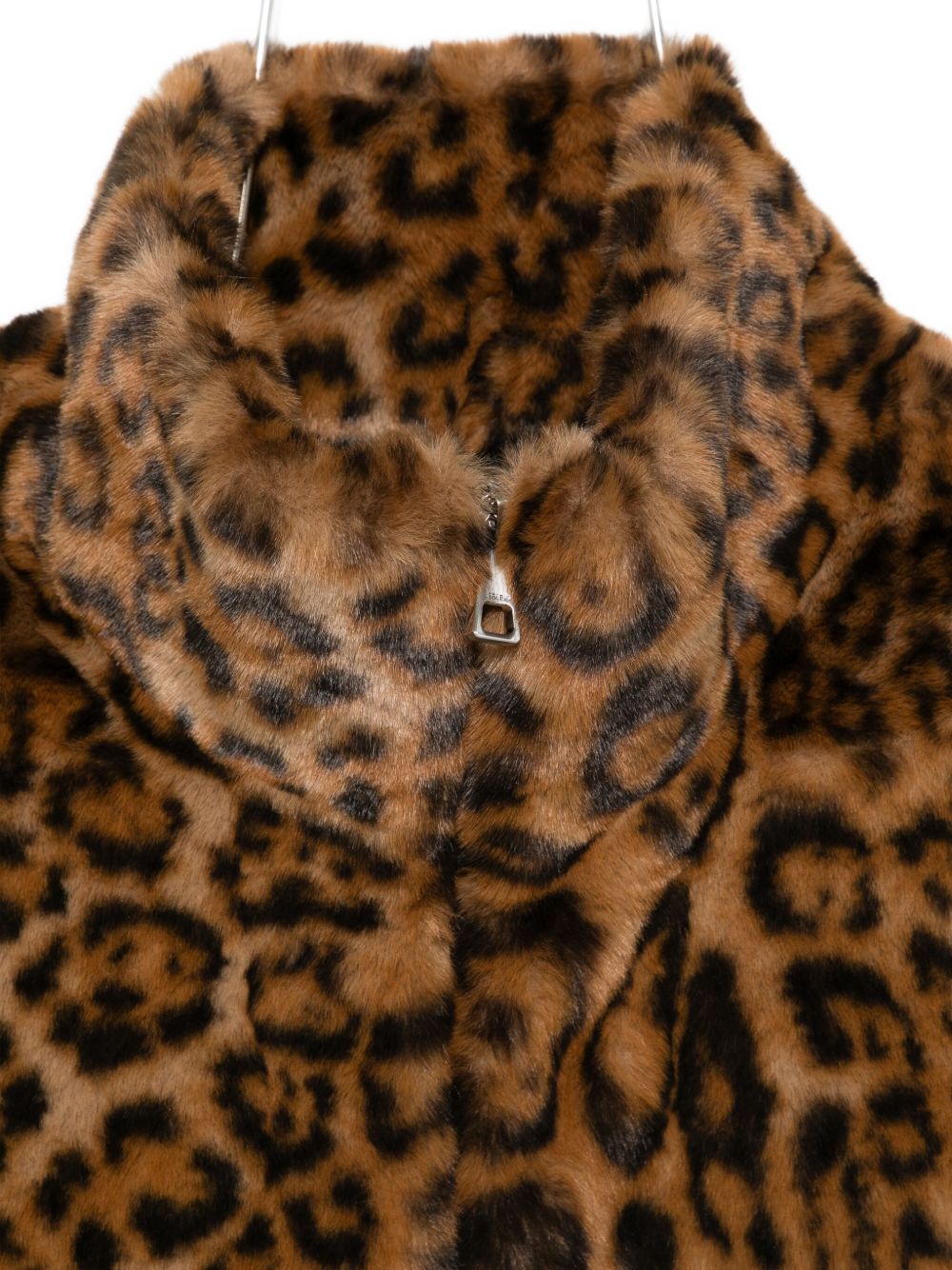 APPARIS Leopard Print Front Zip Mini Dickey for Women