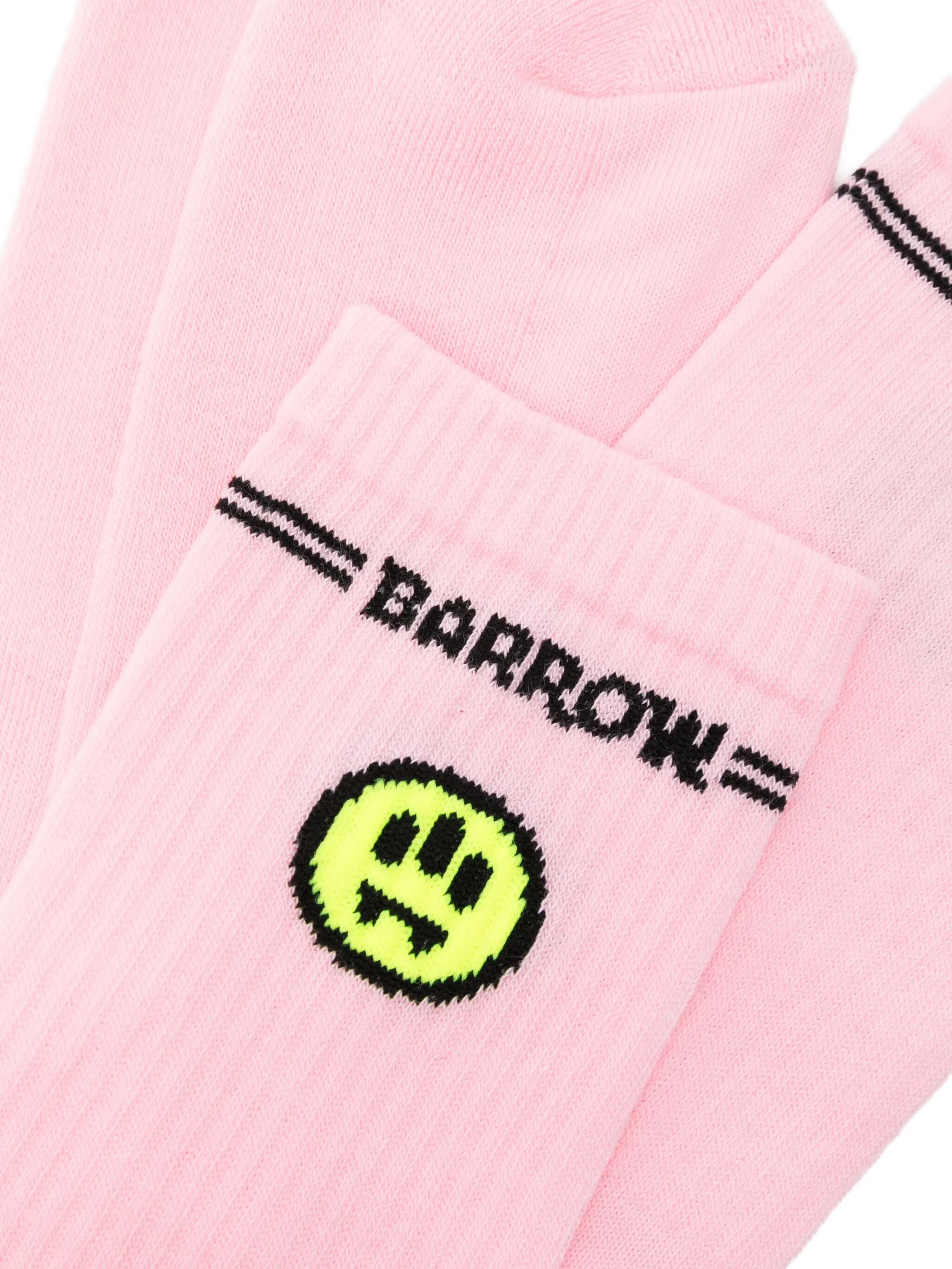 BARROW Unisex Terry Socks with Contrasting Logo - FW25