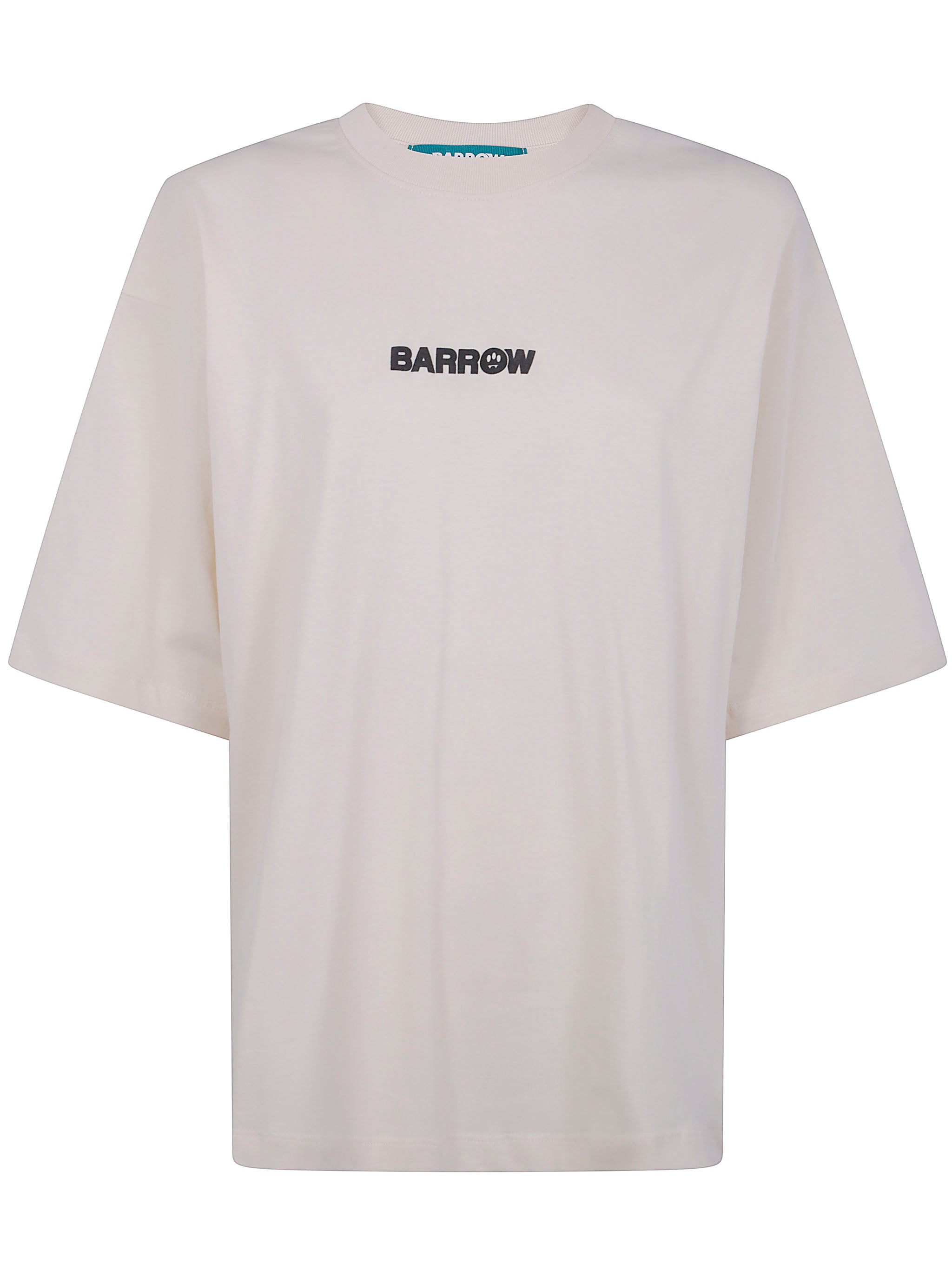 BARROW Unisex Crew Neck T-Shirt with Back Print