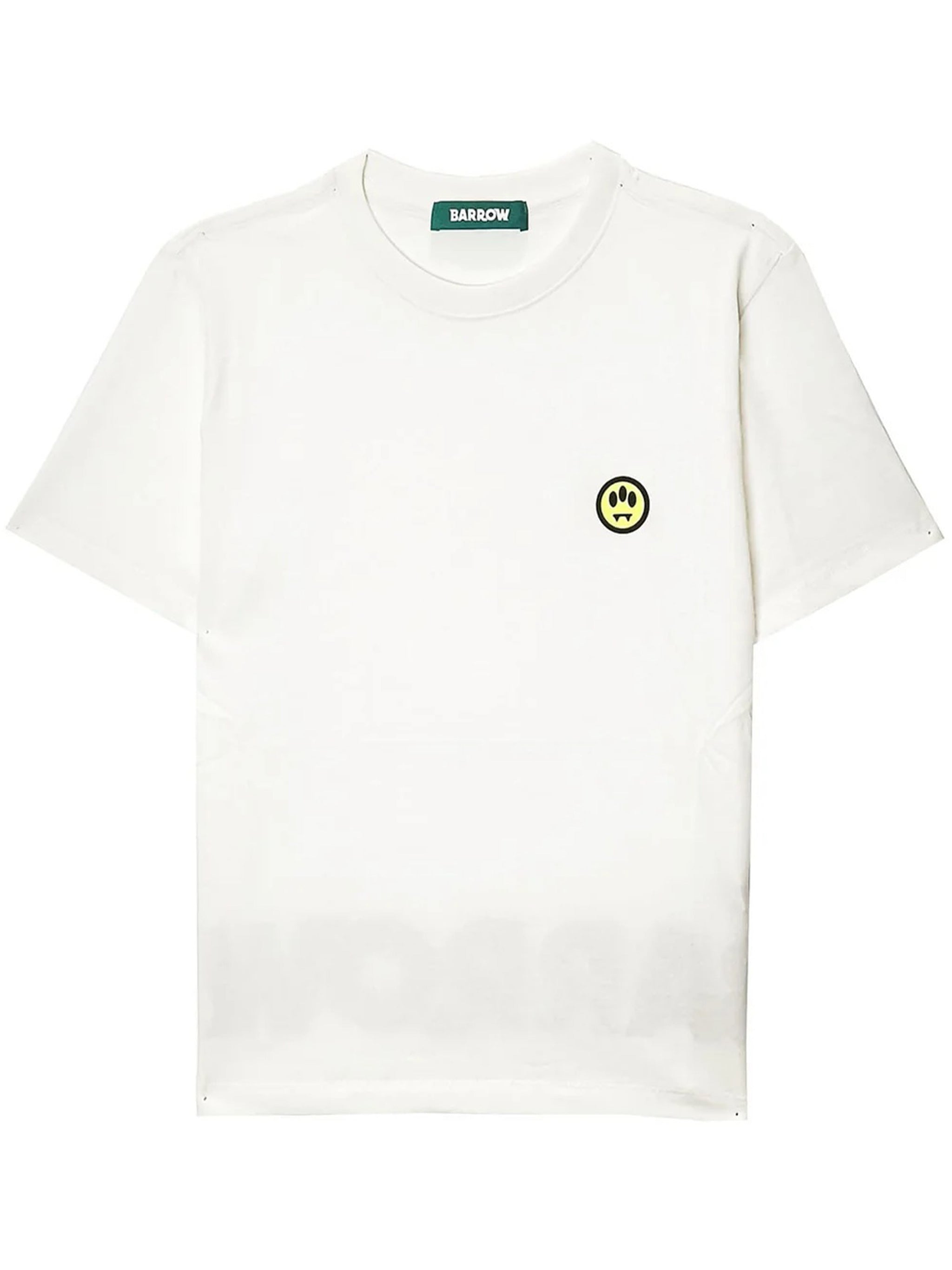 BARROW Unisex Crewneck T-Shirt with Smile Face Print