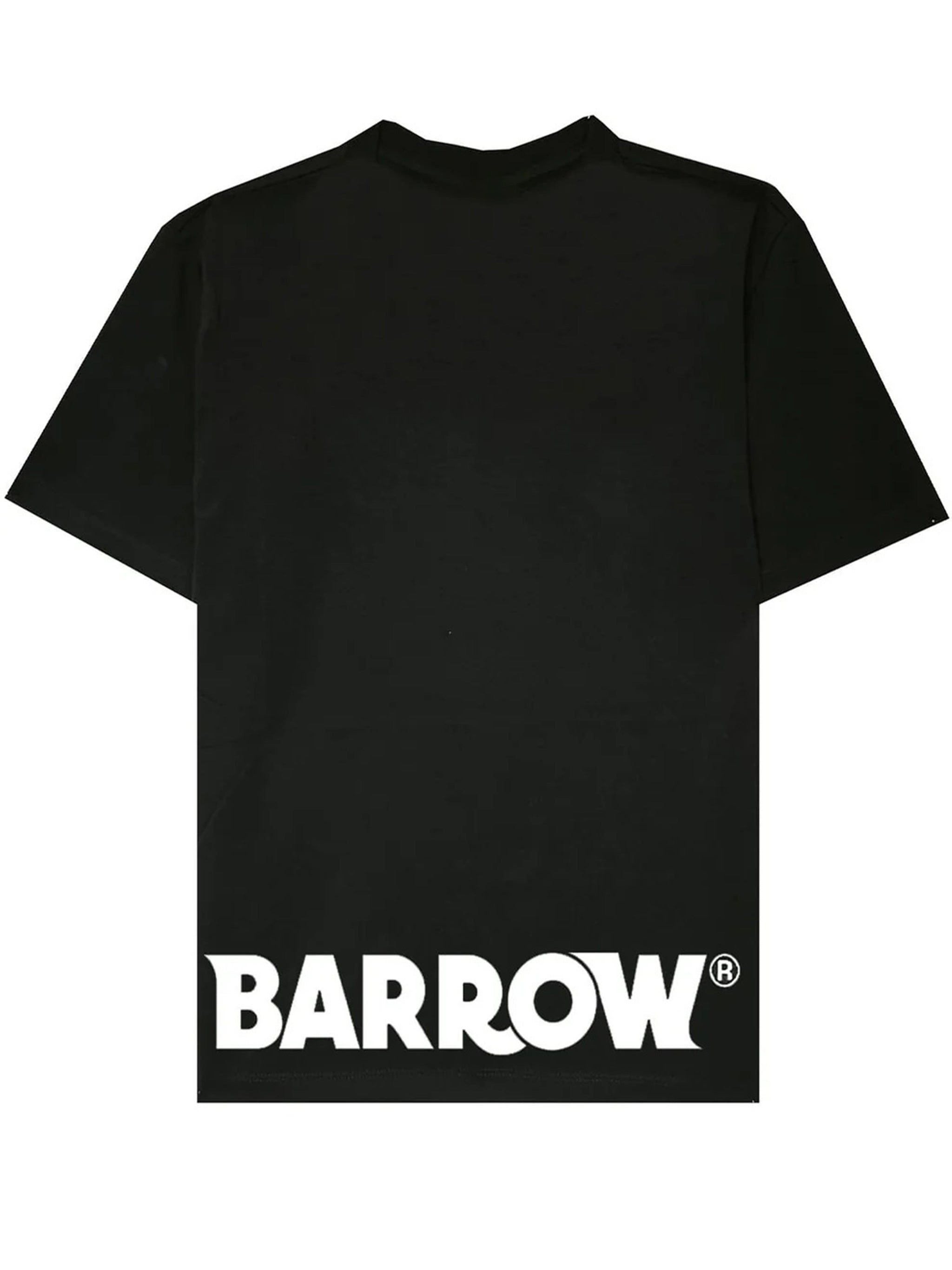 BARROW Unisex T-Shirt with Logo and Print - Fall/Winter 2025