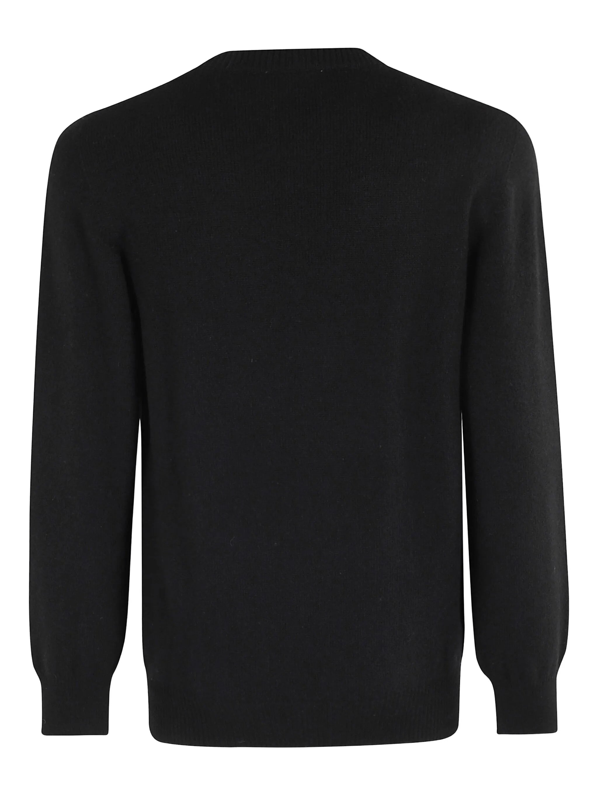 A PAPER KID Men's Merino Knit Crew Neck Sweater