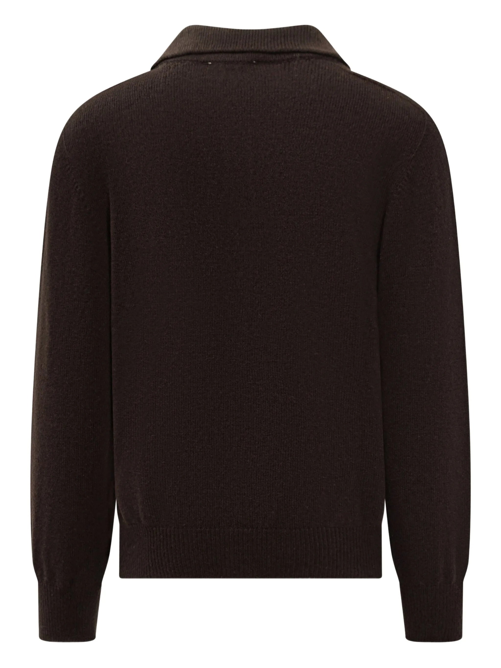 A PAPER KID Men's Merino Wool Polo Shirt