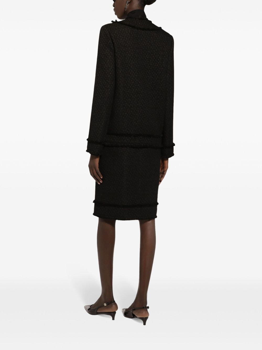 DOLCE & GABBANA Silk Charmeuse Regular Fit Shirt - Size 40