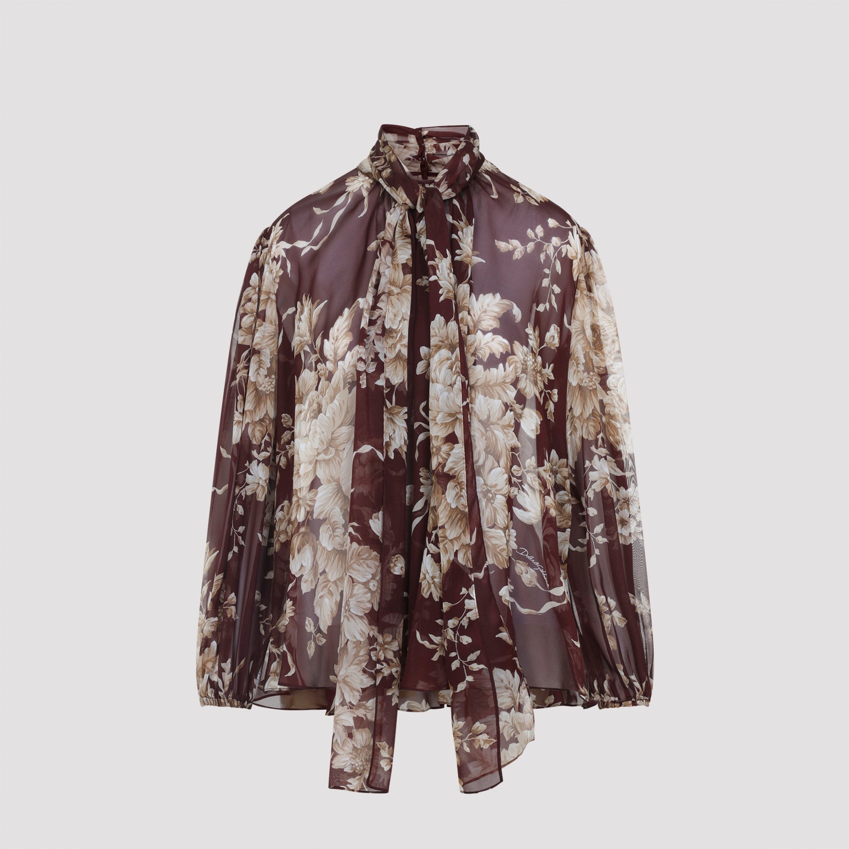 DOLCE & GABBANA Luxurious Silk Shirt for Women - Autumn/Winter Collection