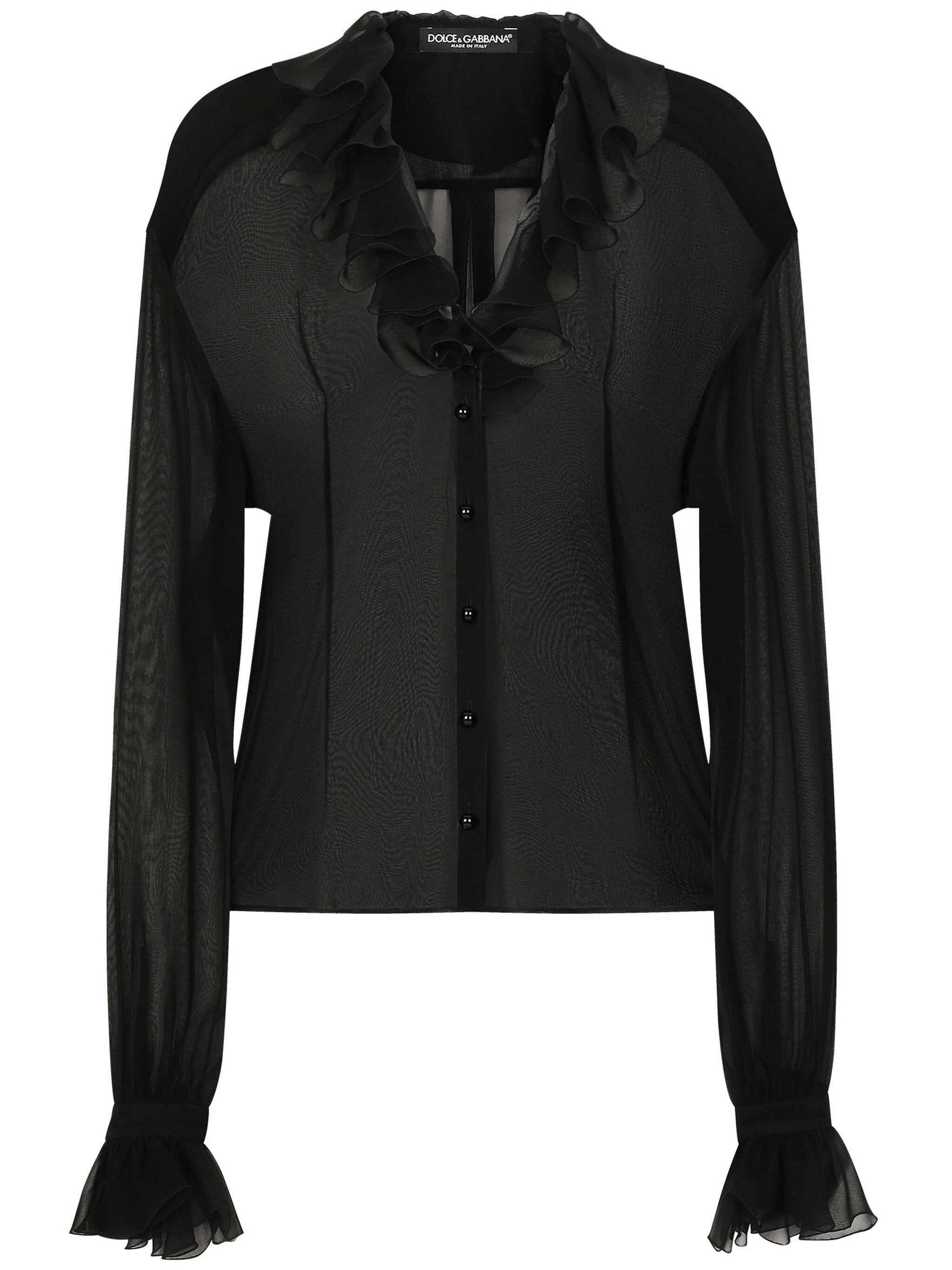 DOLCE & GABBANA Silk Blouse for Women - Timeless Elegance