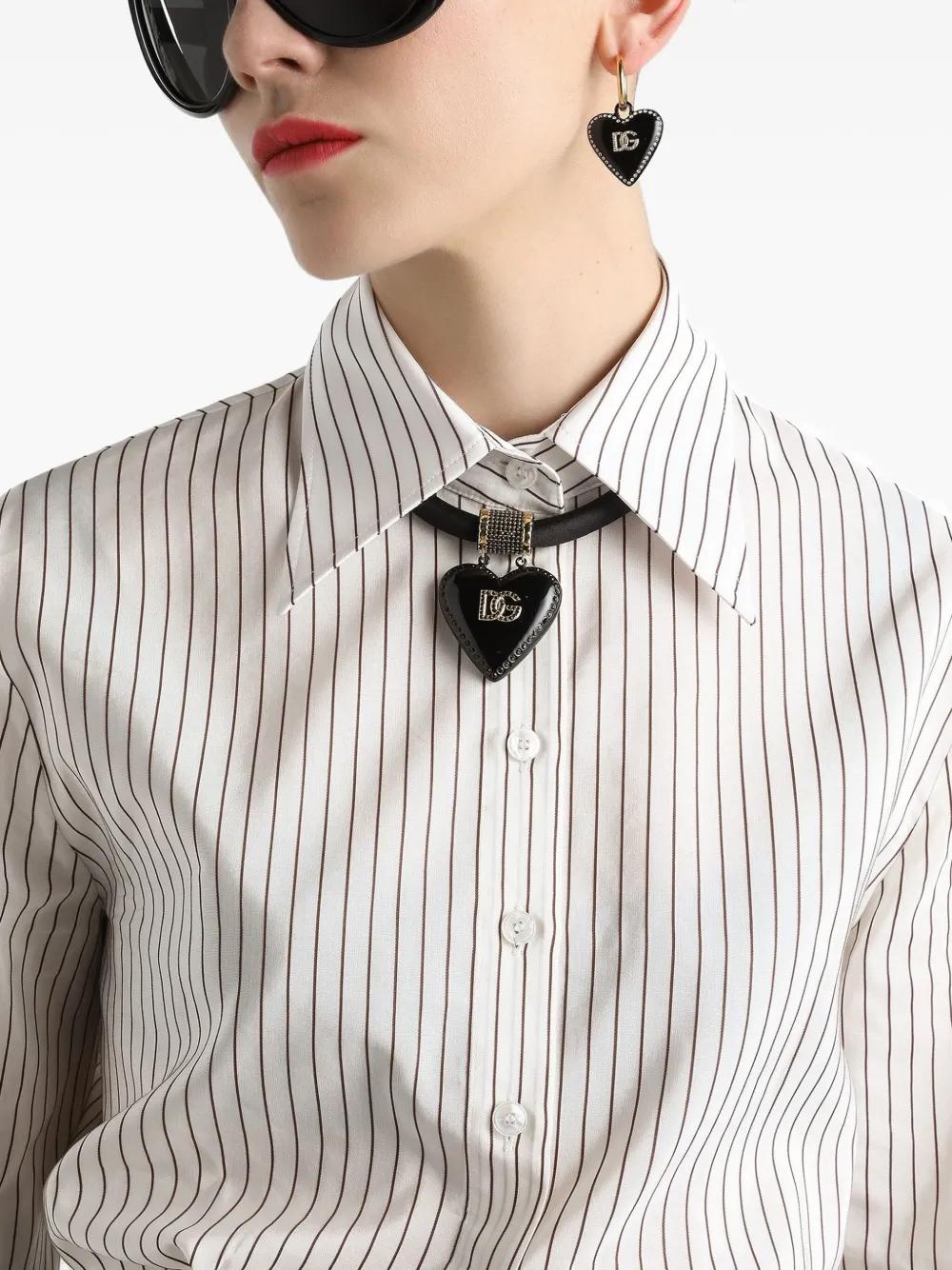 DOLCE & GABBANA Tailored Vertical Striped Shirt - Women's