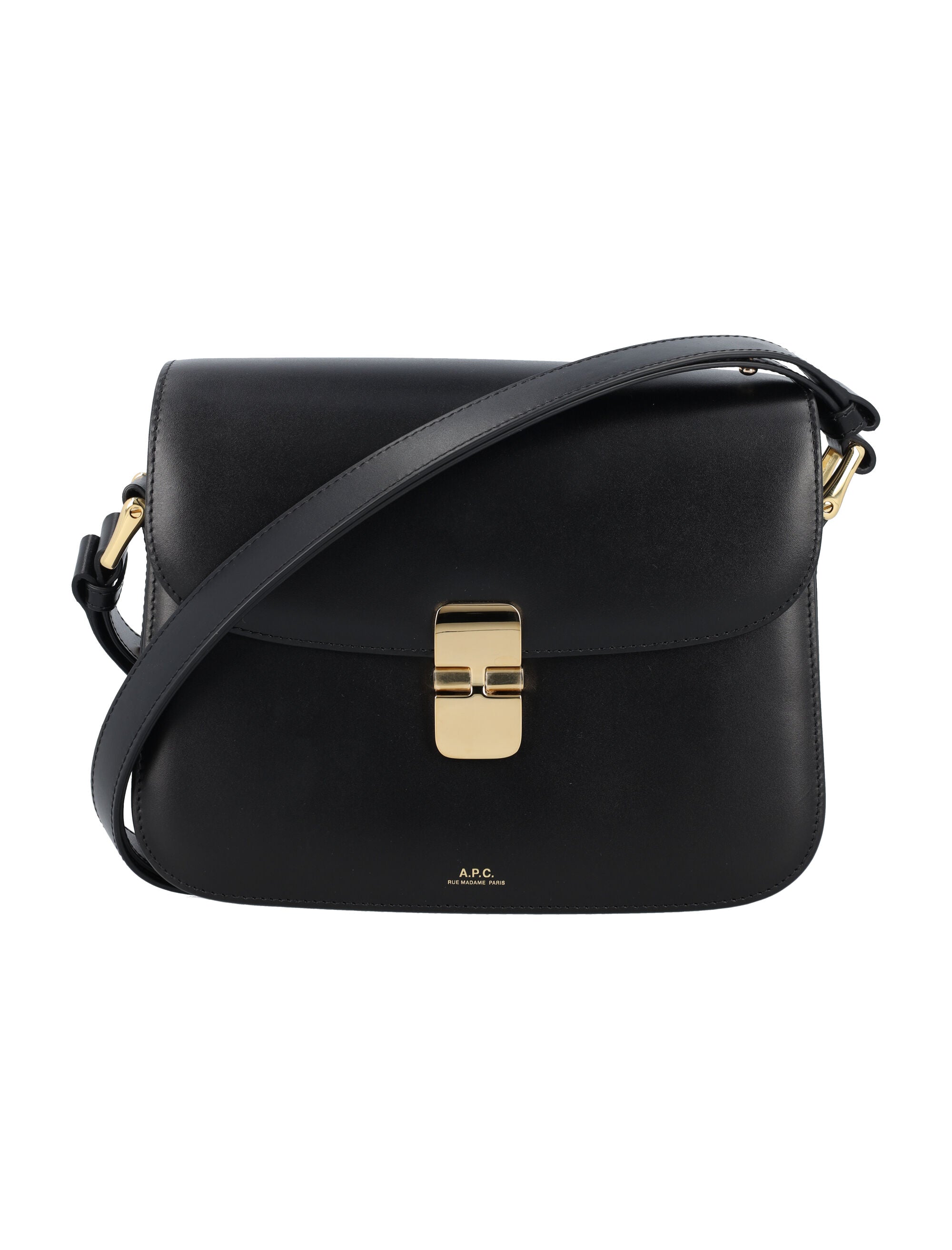 A.P.C. Mini Grace Handbag - Elegant Trapezoidal Design