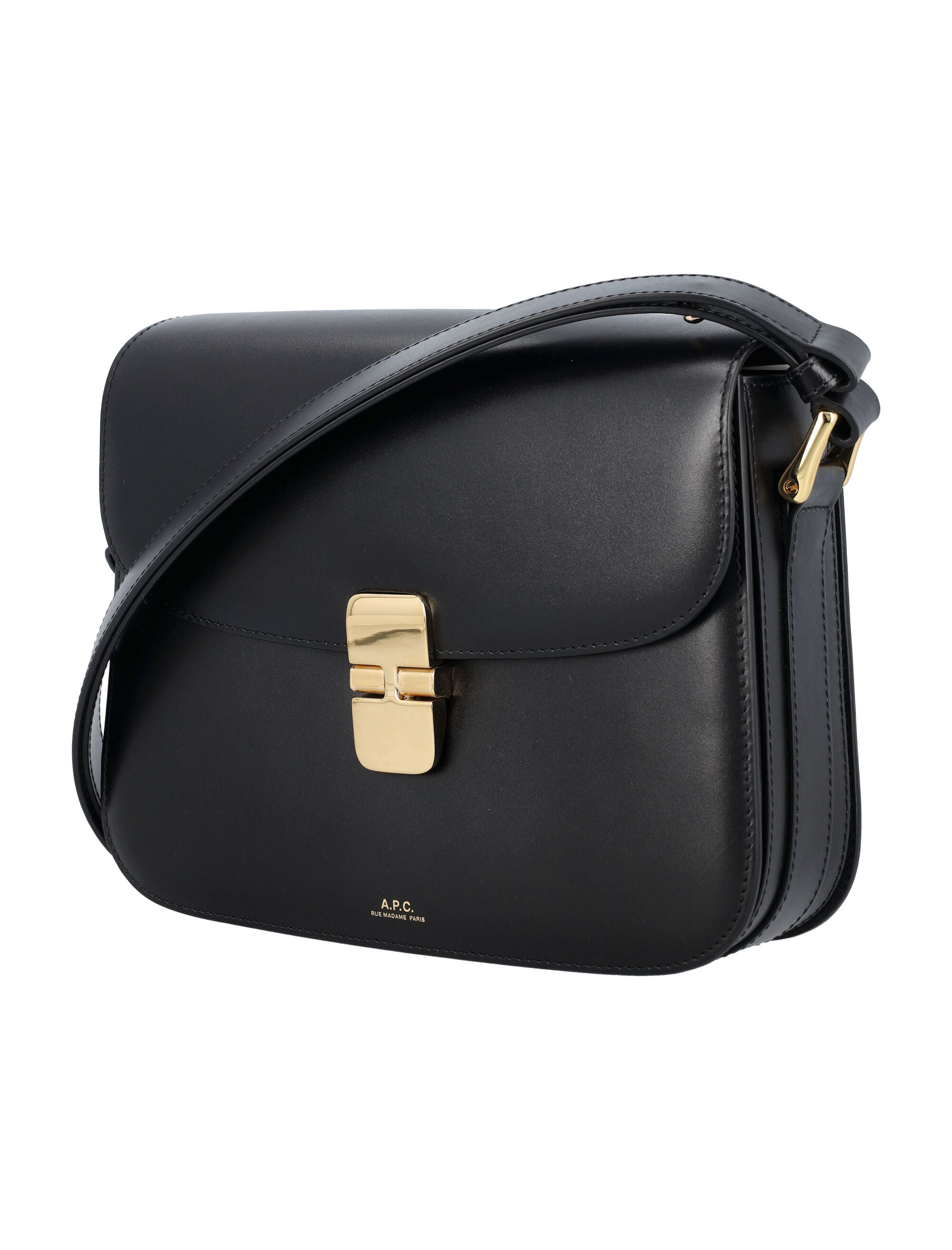 A.P.C. Mini Grace Handbag - Elegant Trapezoidal Design