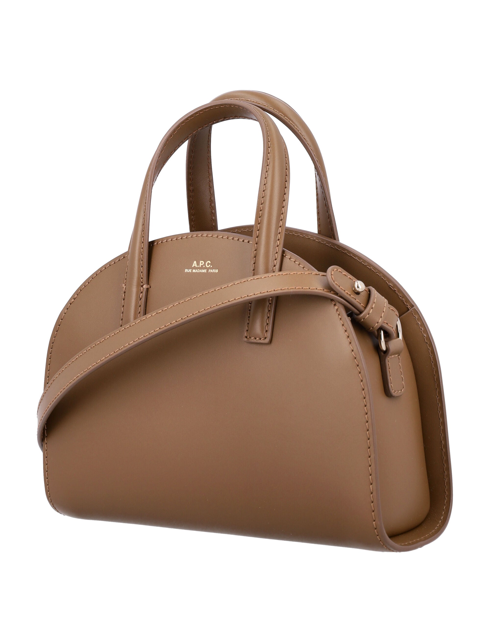 A.P.C. Mini Leather Tote Handbag