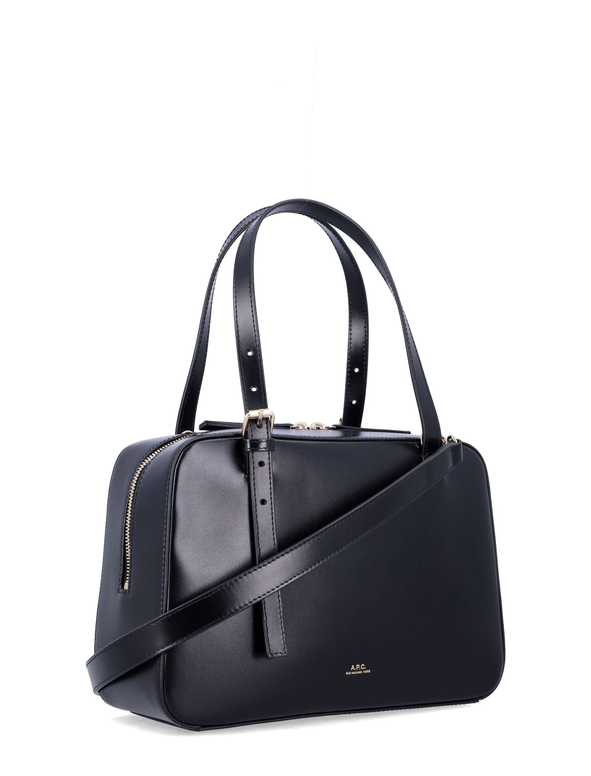 A.P.C. Virginie Box Handbag - 18 cm Height, 27.5 cm Width, 10 cm Depth