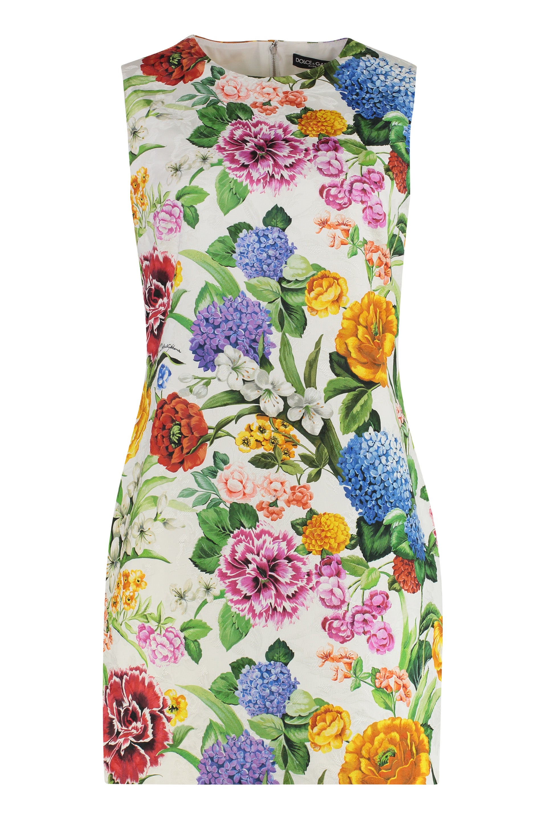 DOLCE & GABBANA Floral Cotton Dress for Women - Spring/Summer 2025