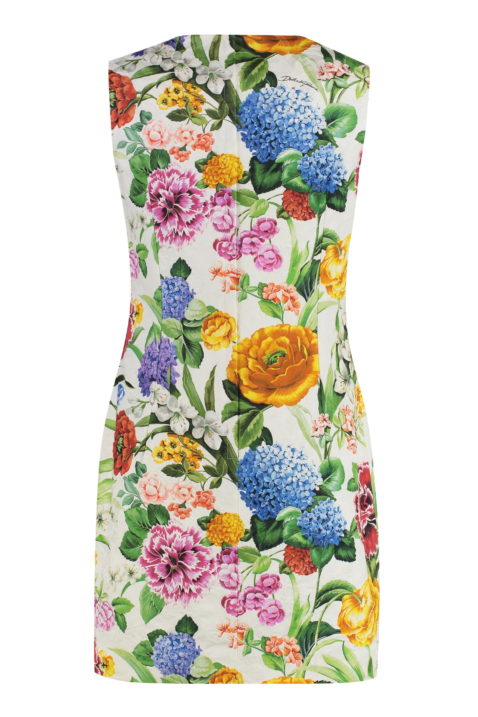 DOLCE & GABBANA Floral Cotton Dress for Women - Spring/Summer 2025