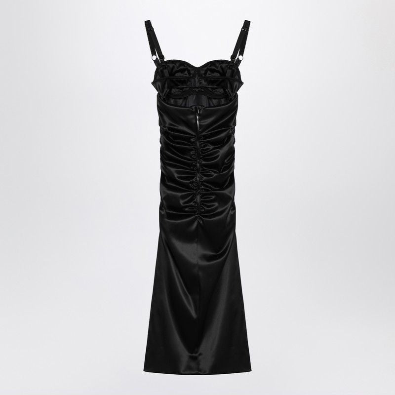 DOLCE & GABBANA Mini Stretch Satin Dress