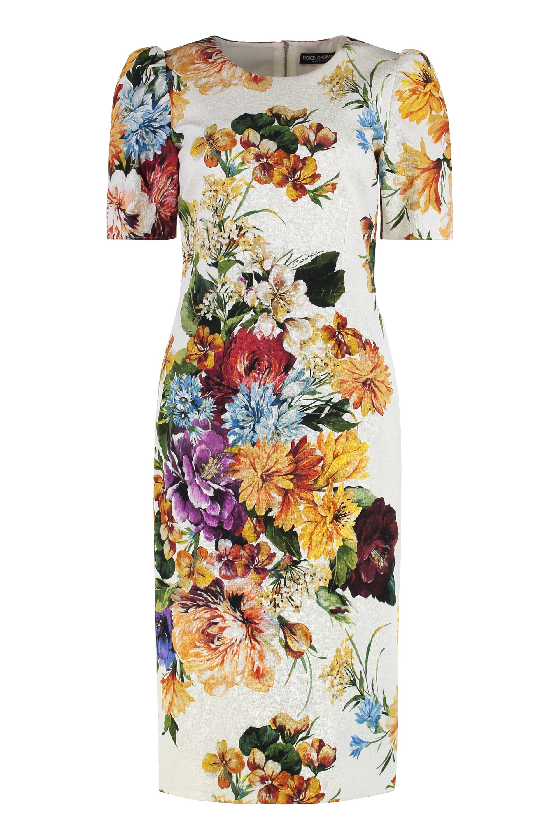DOLCE & GABBANA Floral Printed Dress - FW25 Women's Collection