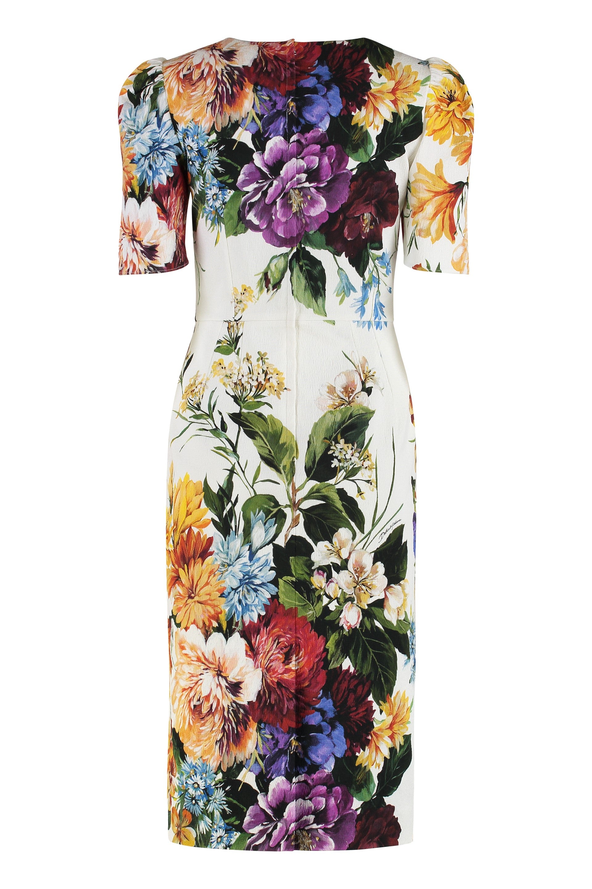 DOLCE & GABBANA Floral Printed Dress - FW25 Women's Collection