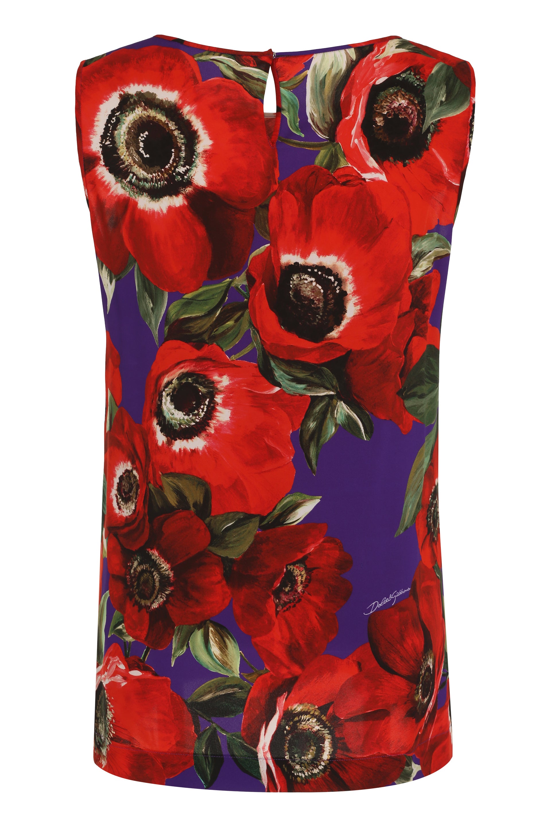 DOLCE & GABBANA Printed Silk Top for Women