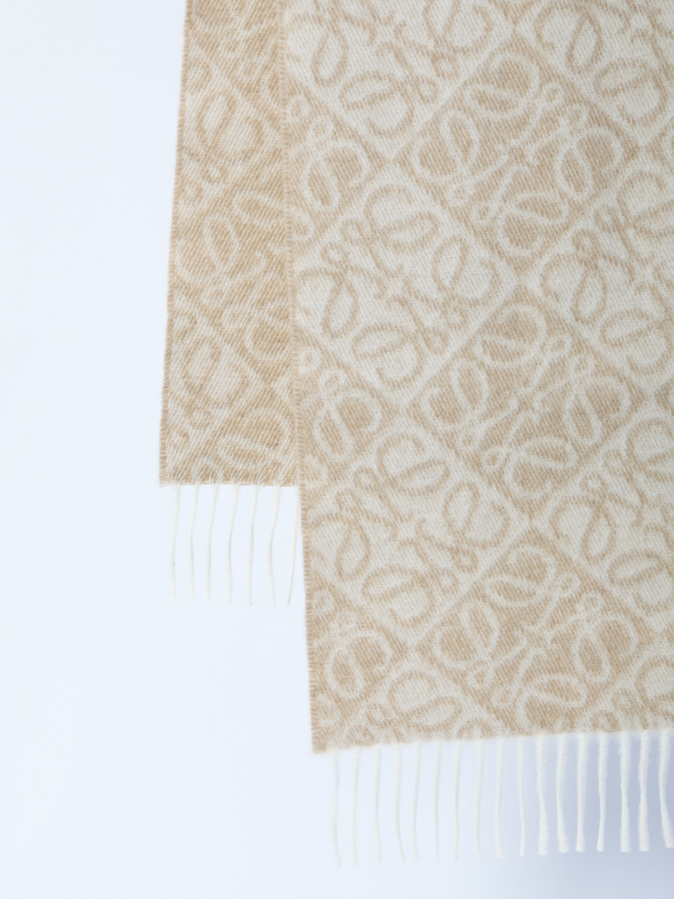 LOEWE Anagram Pattern Scarf - 37 cm x 200 cm