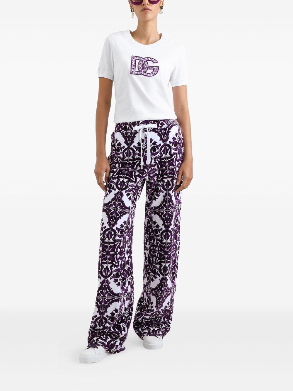 DOLCE & GABBANA Classic Logo Cotton T-Shirt for Women