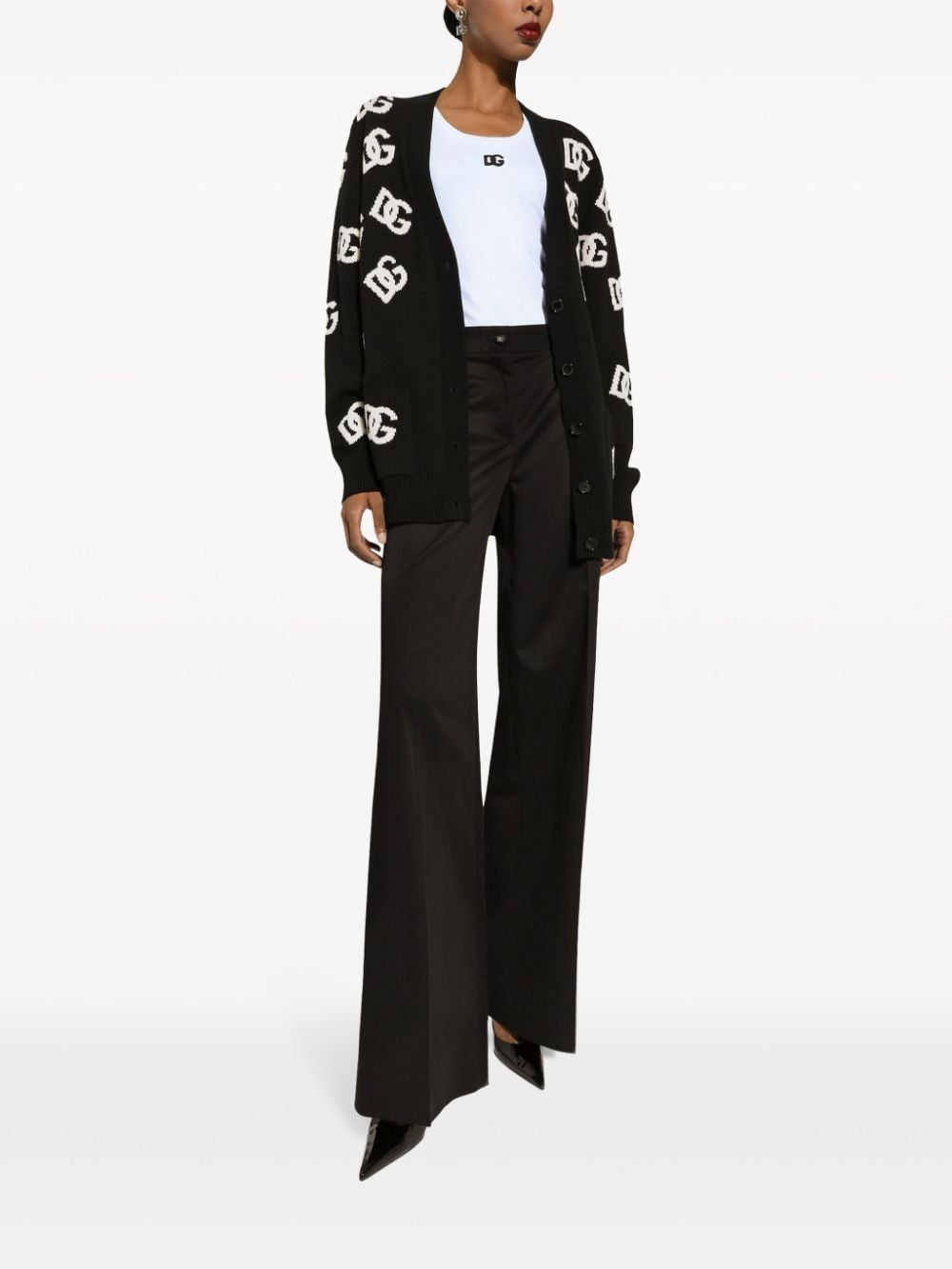 DOLCE & GABBANA Logo Cotton T-Shirt for Women - SS24