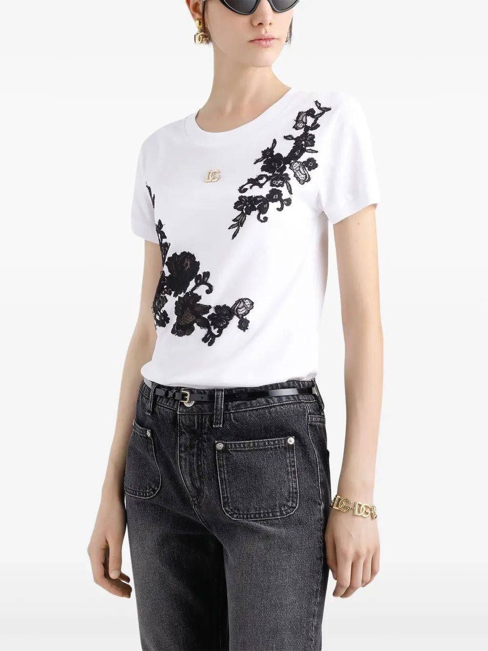 DOLCE & GABBANA Women's Classic Short Sleeve T-Shirt