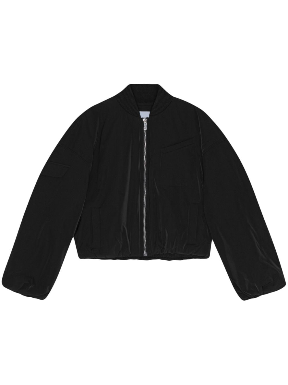 GANNI Oversized Short Bomber Jacket for Women