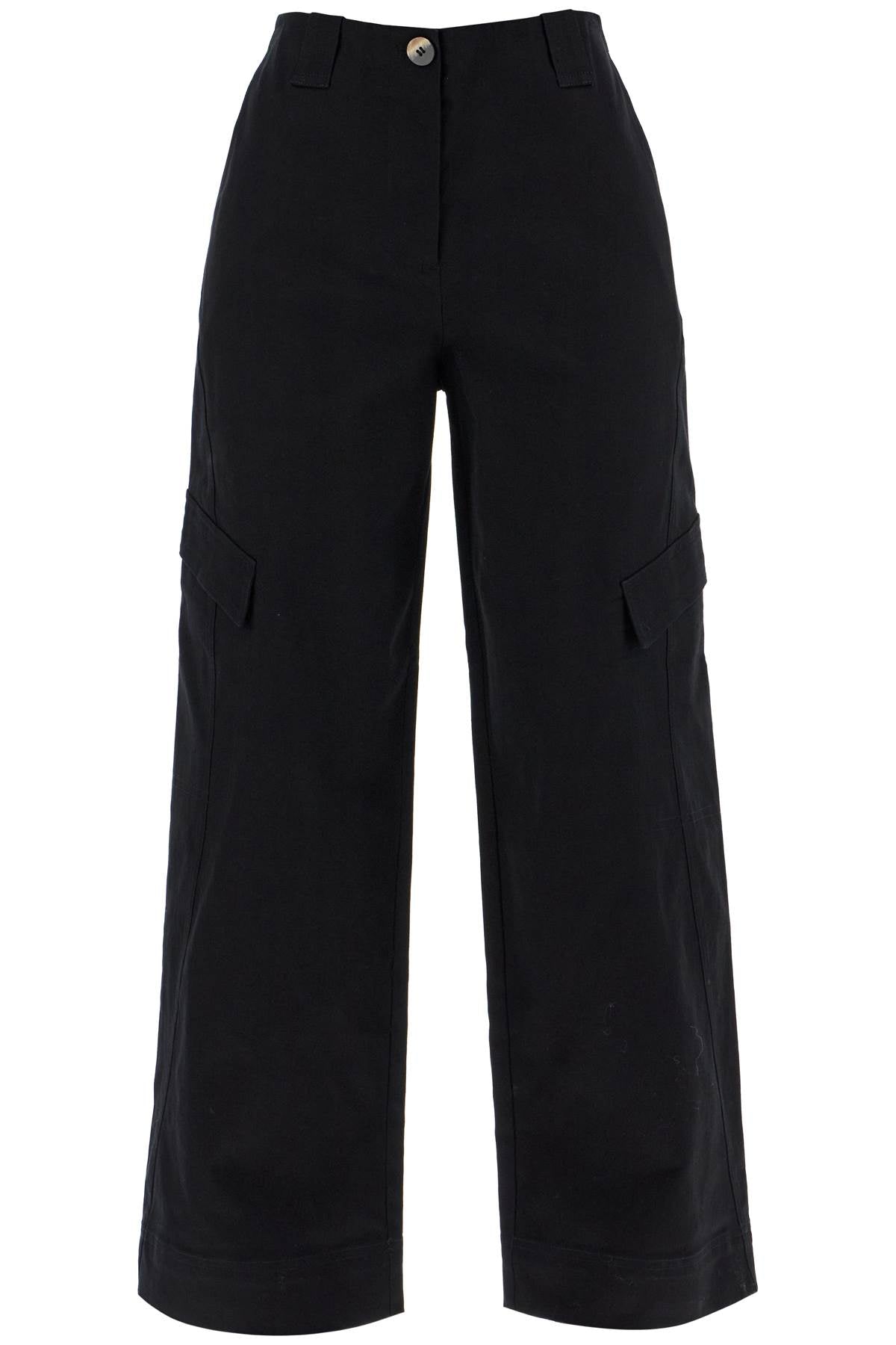 GANNI Herringbone Pants - Regular Fit