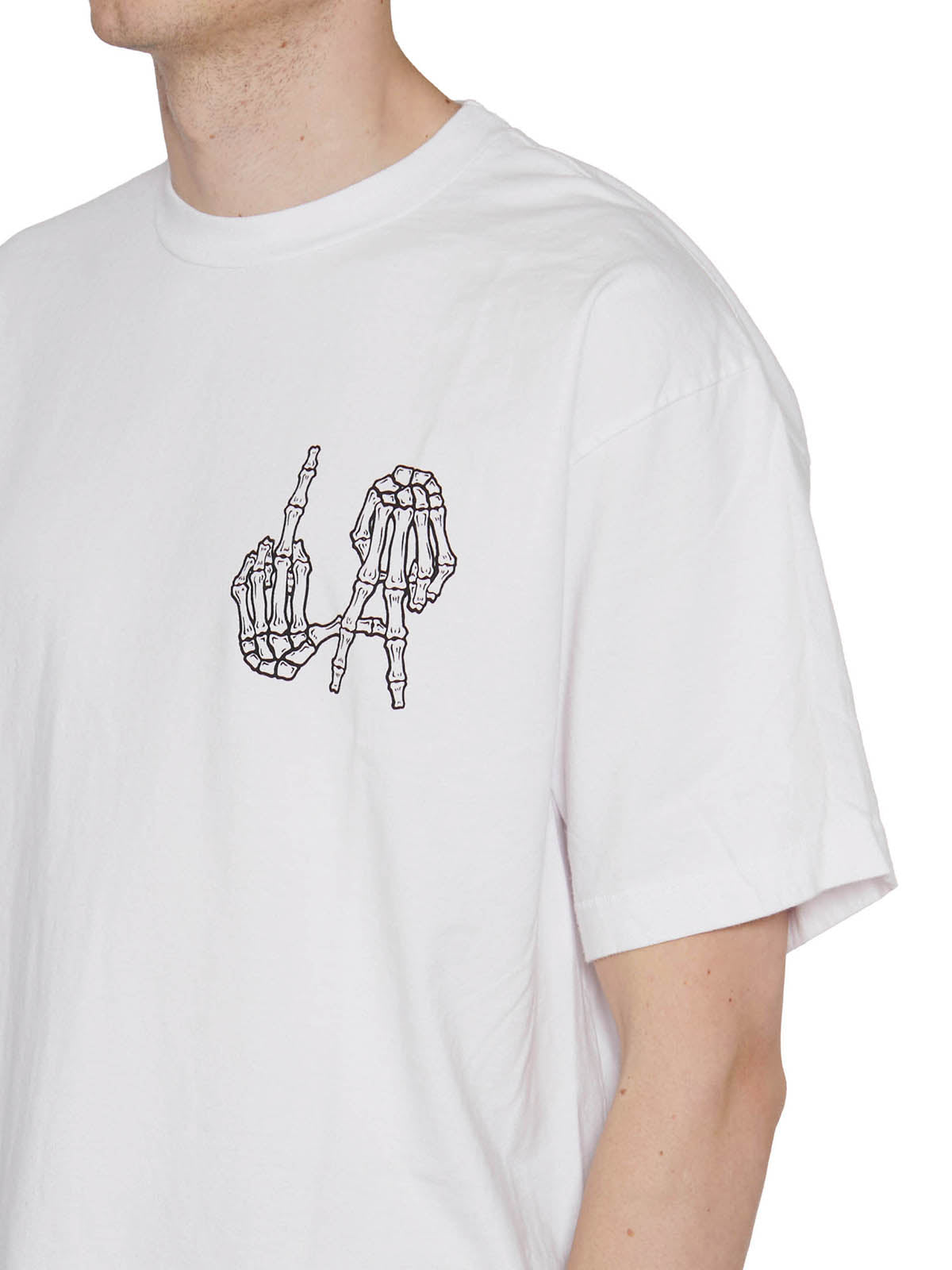 LOCAL AUTHORITY Bones Crew Neck T-Shirt - Size M