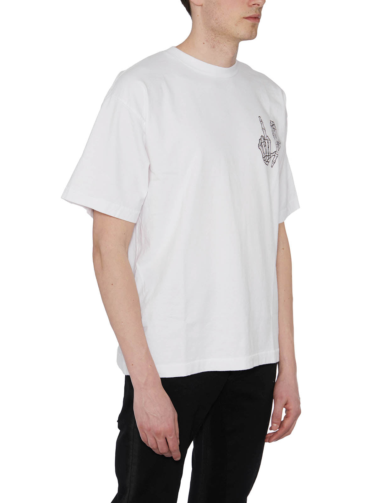 LOCAL AUTHORITY Bones Crew Neck T-Shirt - Size M