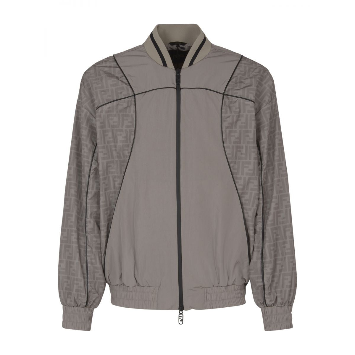 FENDI Men's Bomber Jacket with Piping