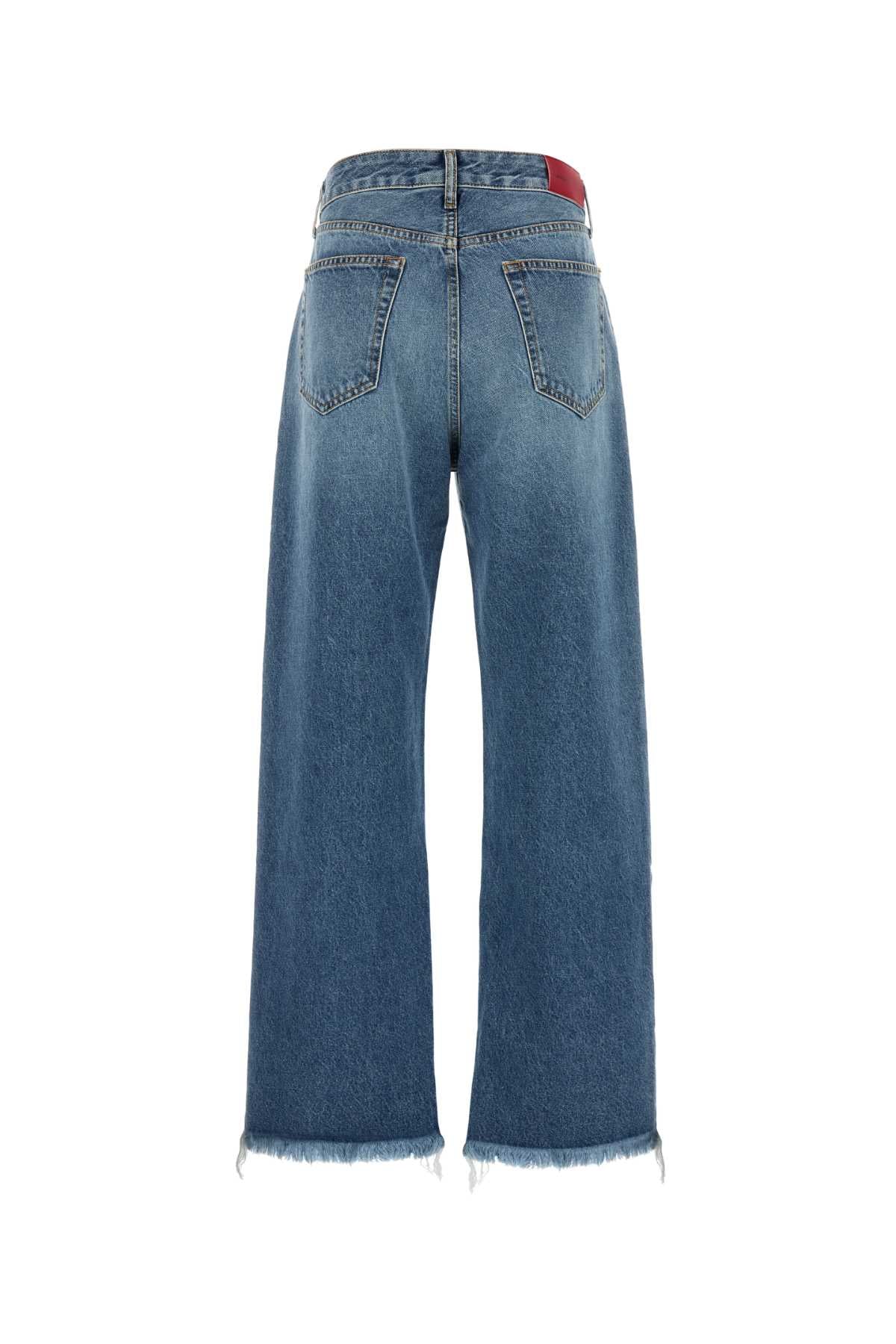 ALESSANDRA RICH Low Waist Baggy Jeans