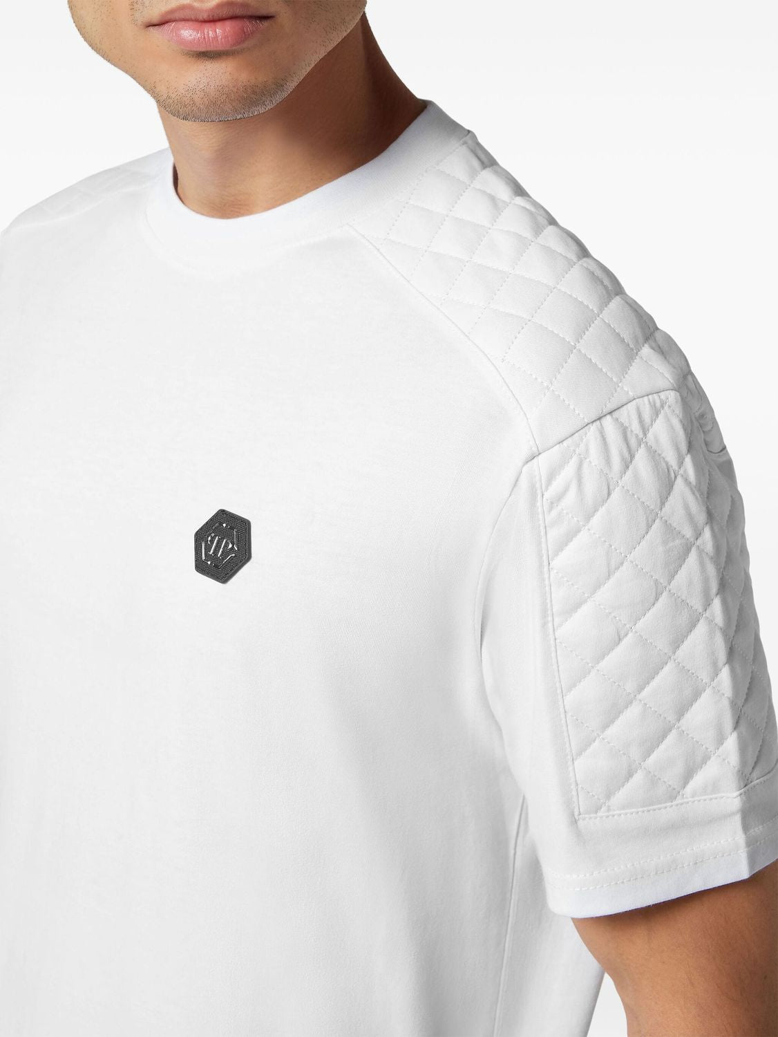 PHILIPP PLEIN Logo-Appliqué Cotton T-Shirt for Men