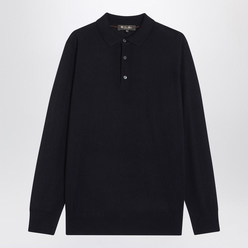 LORO PIANA Men's Fine Wool Polo Shirt