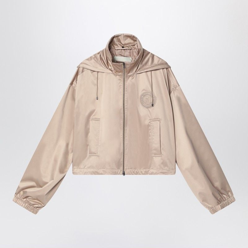 FENDI Women's Mini Cropped Windbreaker