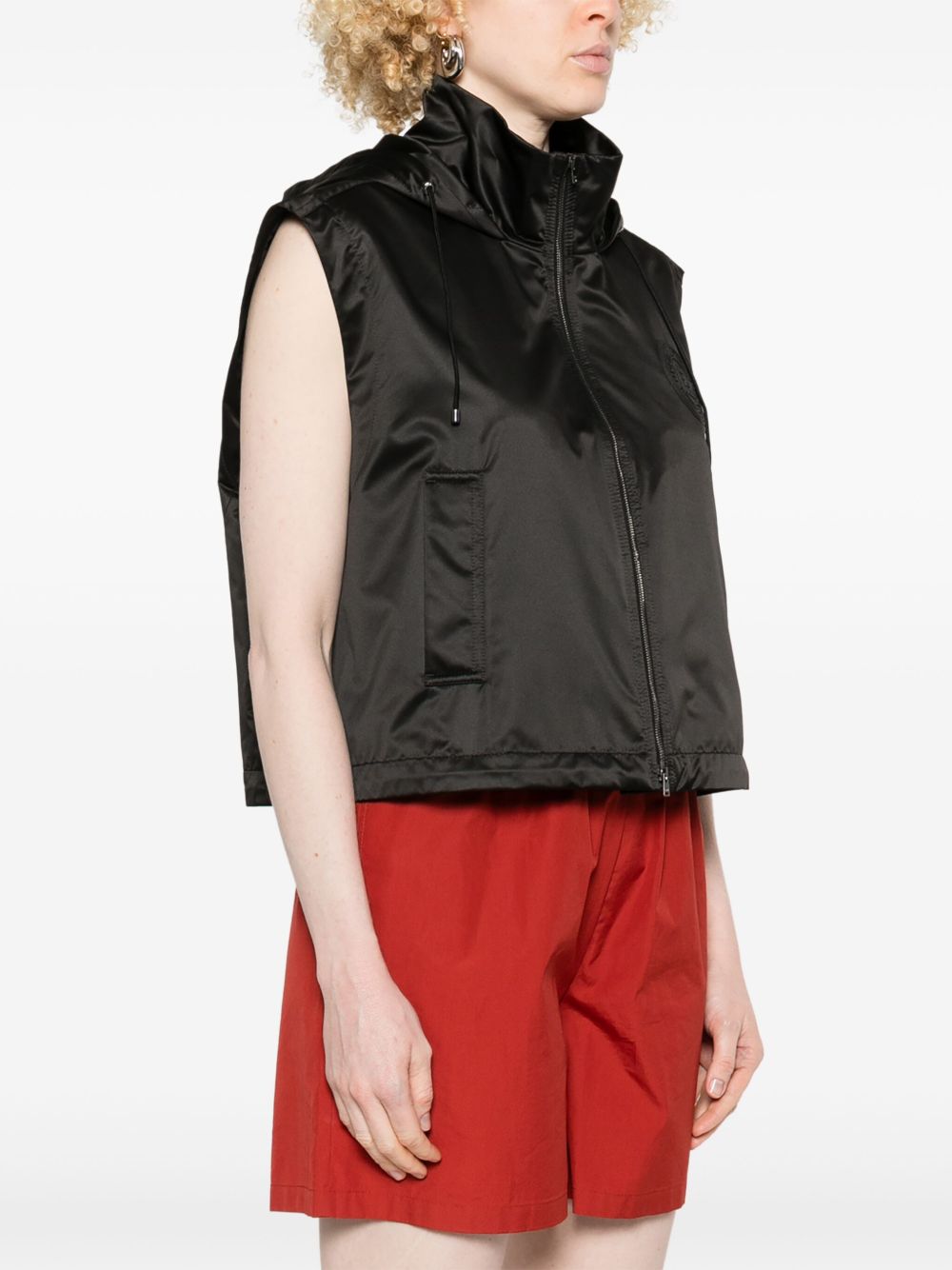 FENDI Hooded Zipped Vest for Women