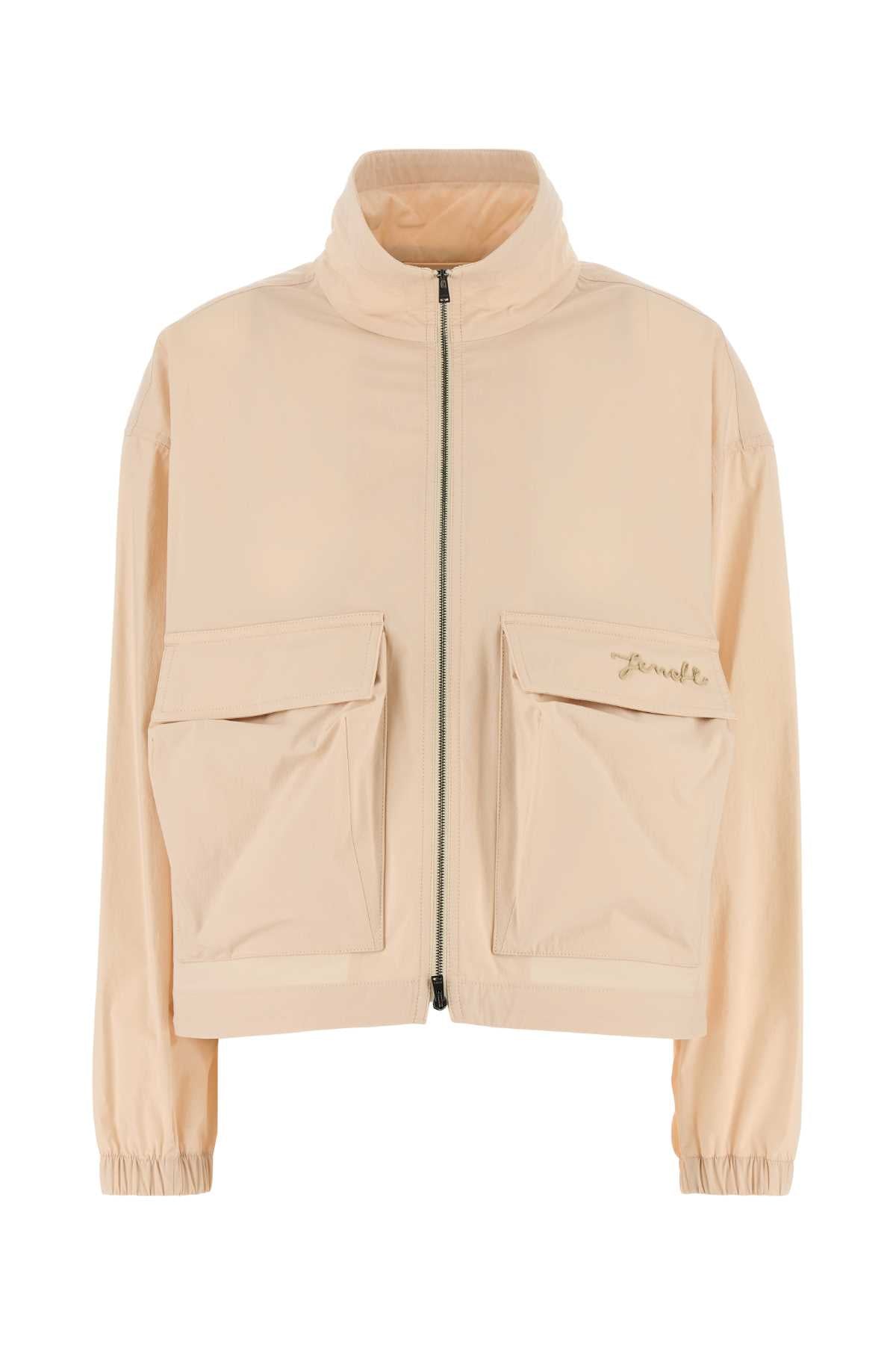 FENDI Light-Pink Mini Cotton Blend K-Way for Women - SS25 Collection