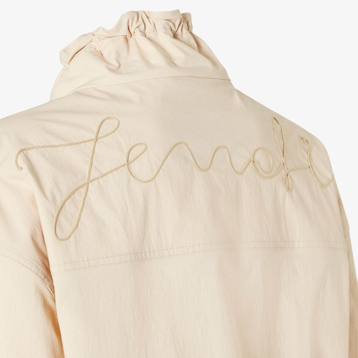 FENDI Light-Pink Mini Cotton Blend K-Way for Women - SS25 Collection