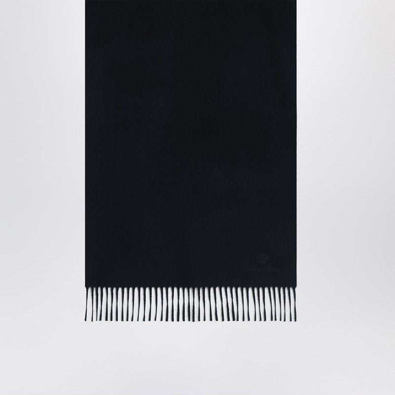 LORO PIANA Luxurious Cashmere Scarf with Fringed Edges