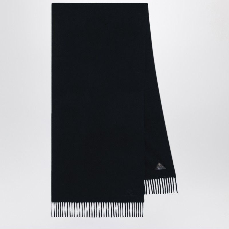 LORO PIANA Luxurious Cashmere Scarf with Fringed Edges