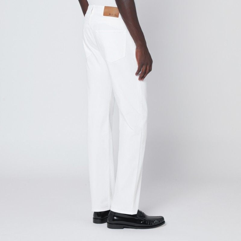LORO PIANA Classic Cotton Trousers for Men - FW25