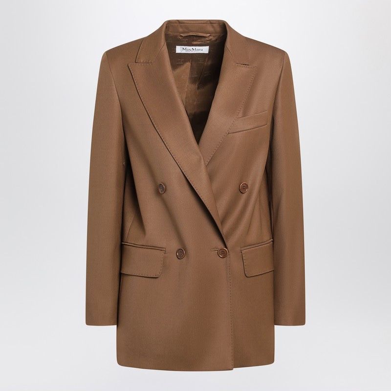 MAX MARA Women's Double-Breasted Wool Blazer