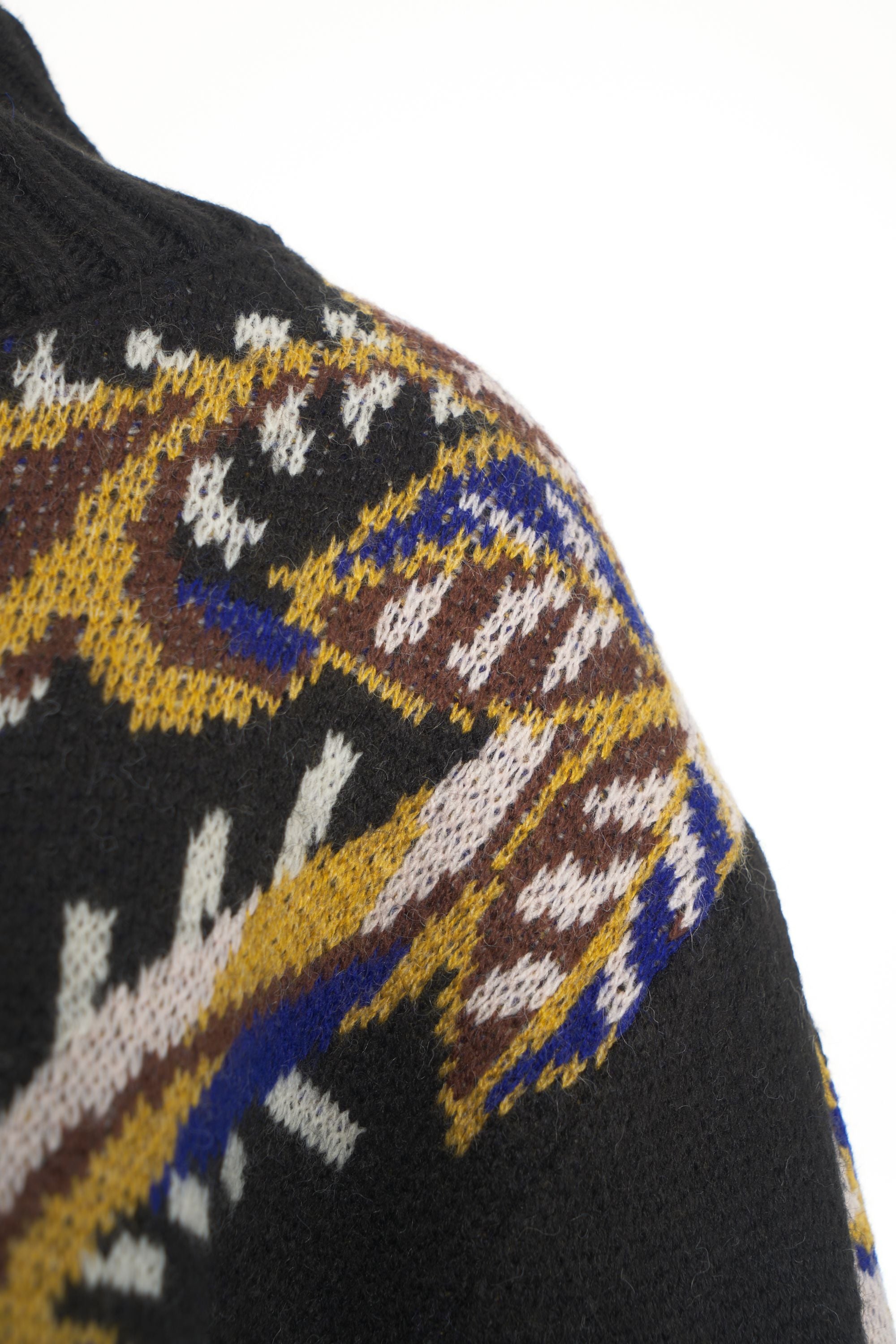 FARM RIO Floral Pullover Sweater with Ruffled Collar - Women’s Fashion